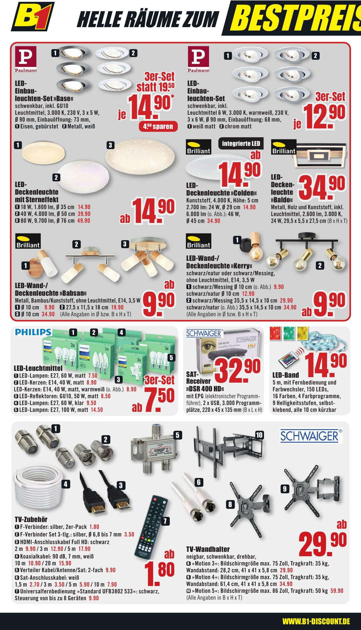 Prospekt B1 Discount Baumarkt 16.11.2024 - 22.11.2024