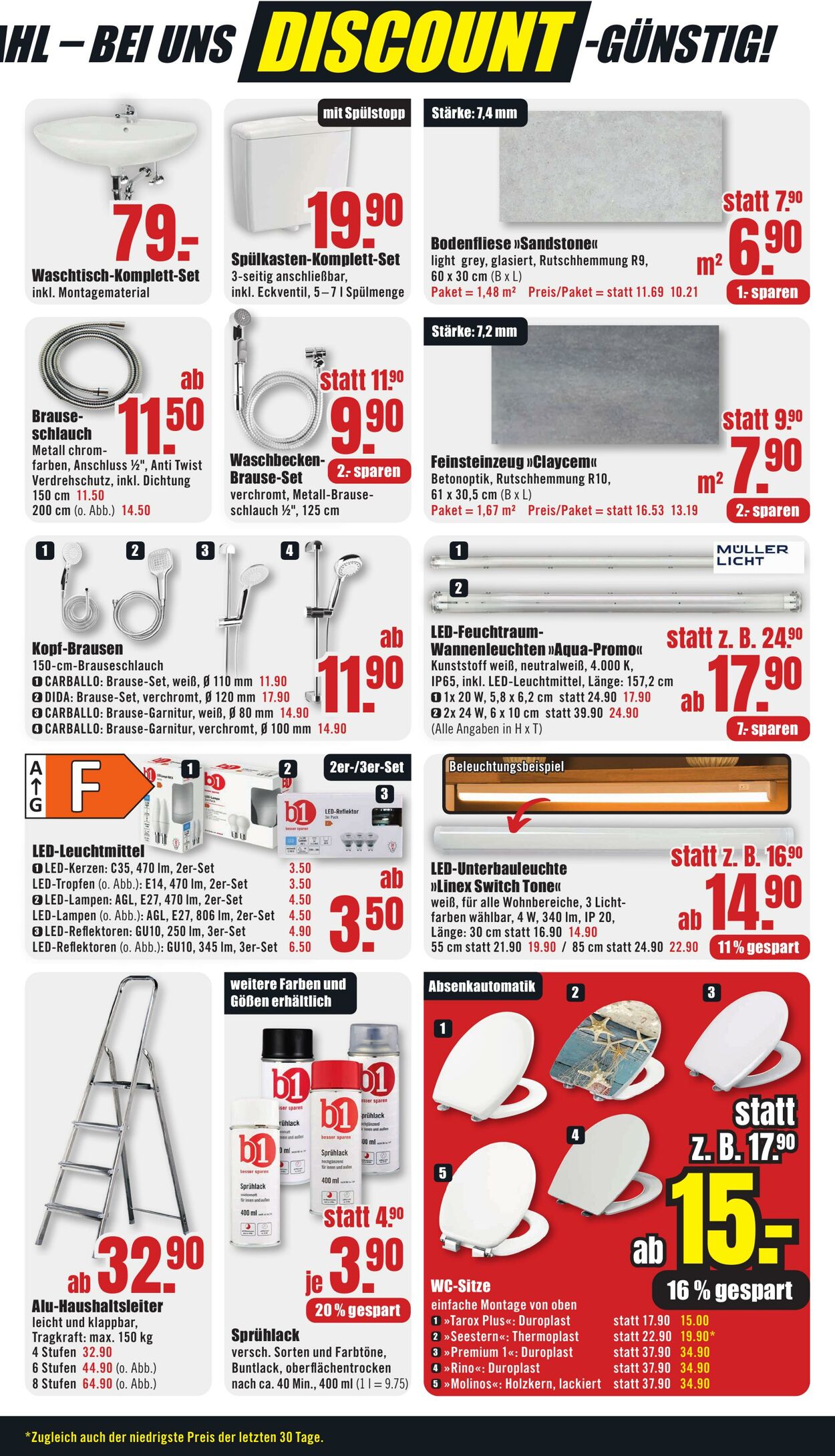 Prospekt B1 Discount Baumarkt 13.09.2025 - 19.09.2025
