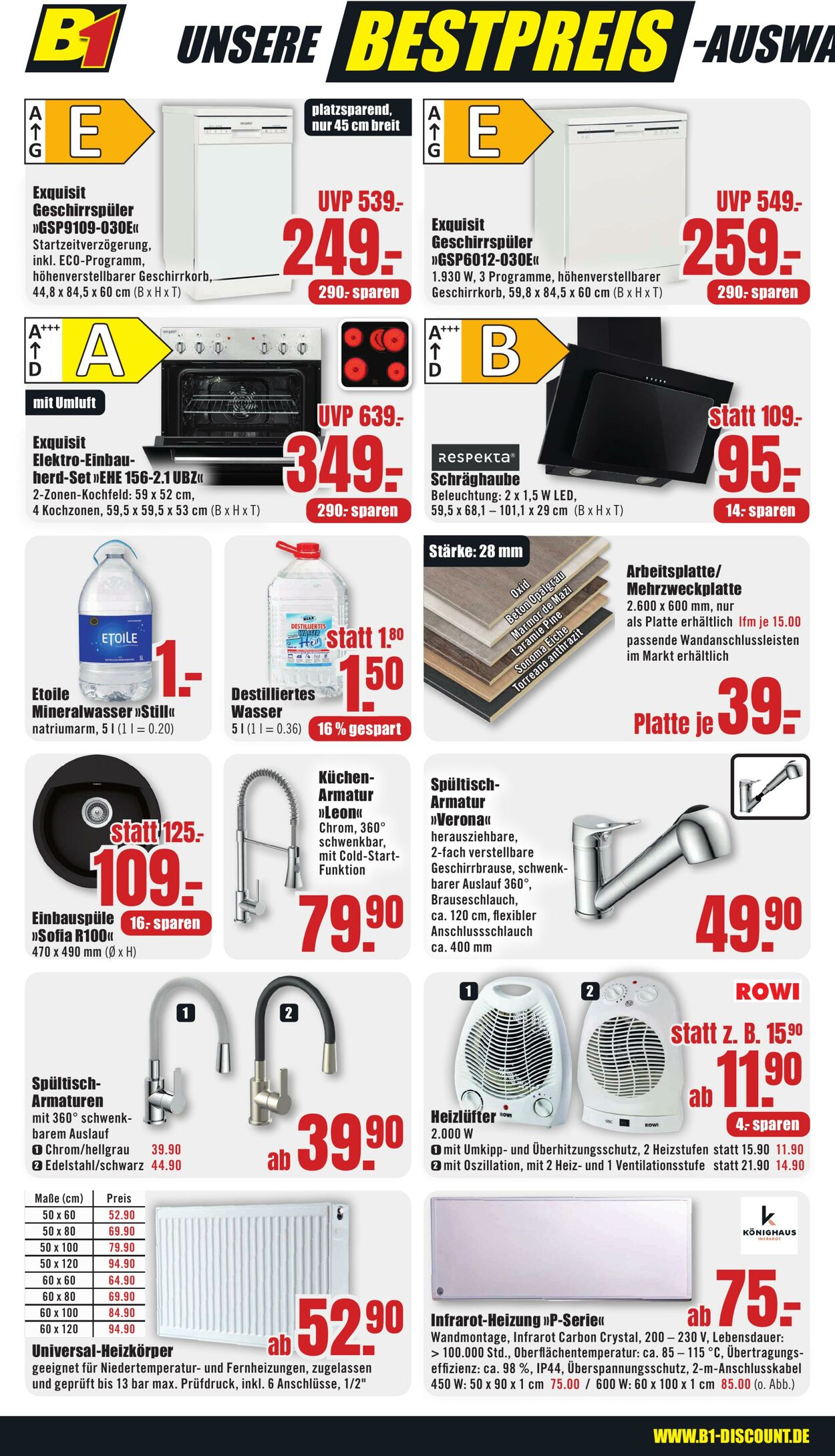 Prospekt B1 Discount Baumarkt 13.09.2025 - 19.09.2025