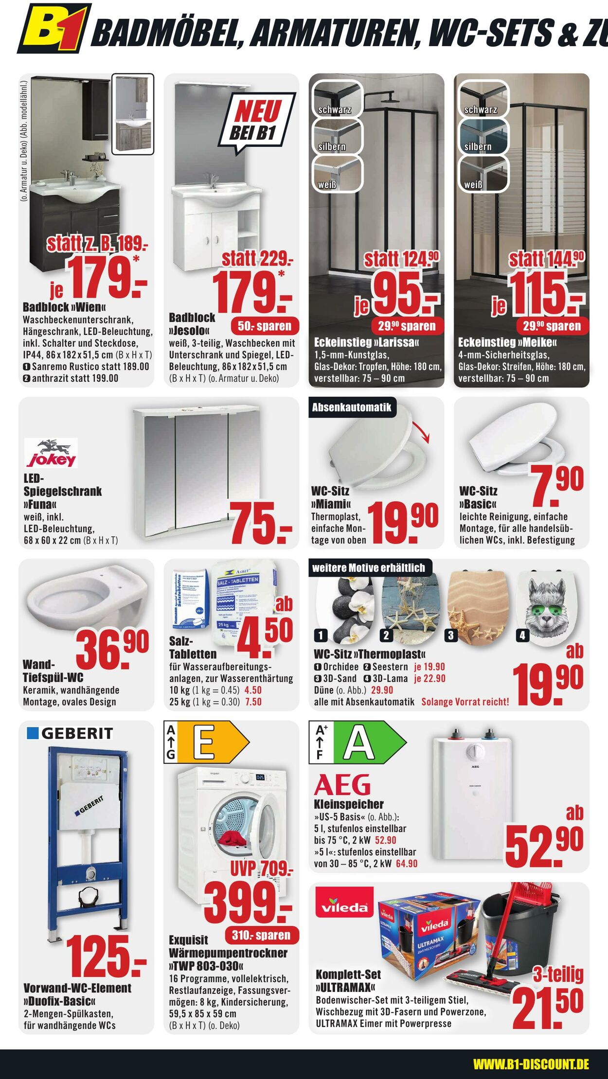 Prospekt B1 Discount Baumarkt 01.11.2025 - 07.11.2025