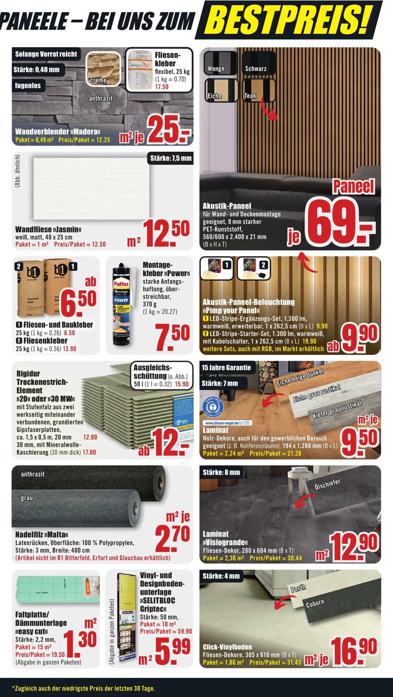 Prospekt B1 Discount Baumarkt 01.11.2025 - 07.11.2025