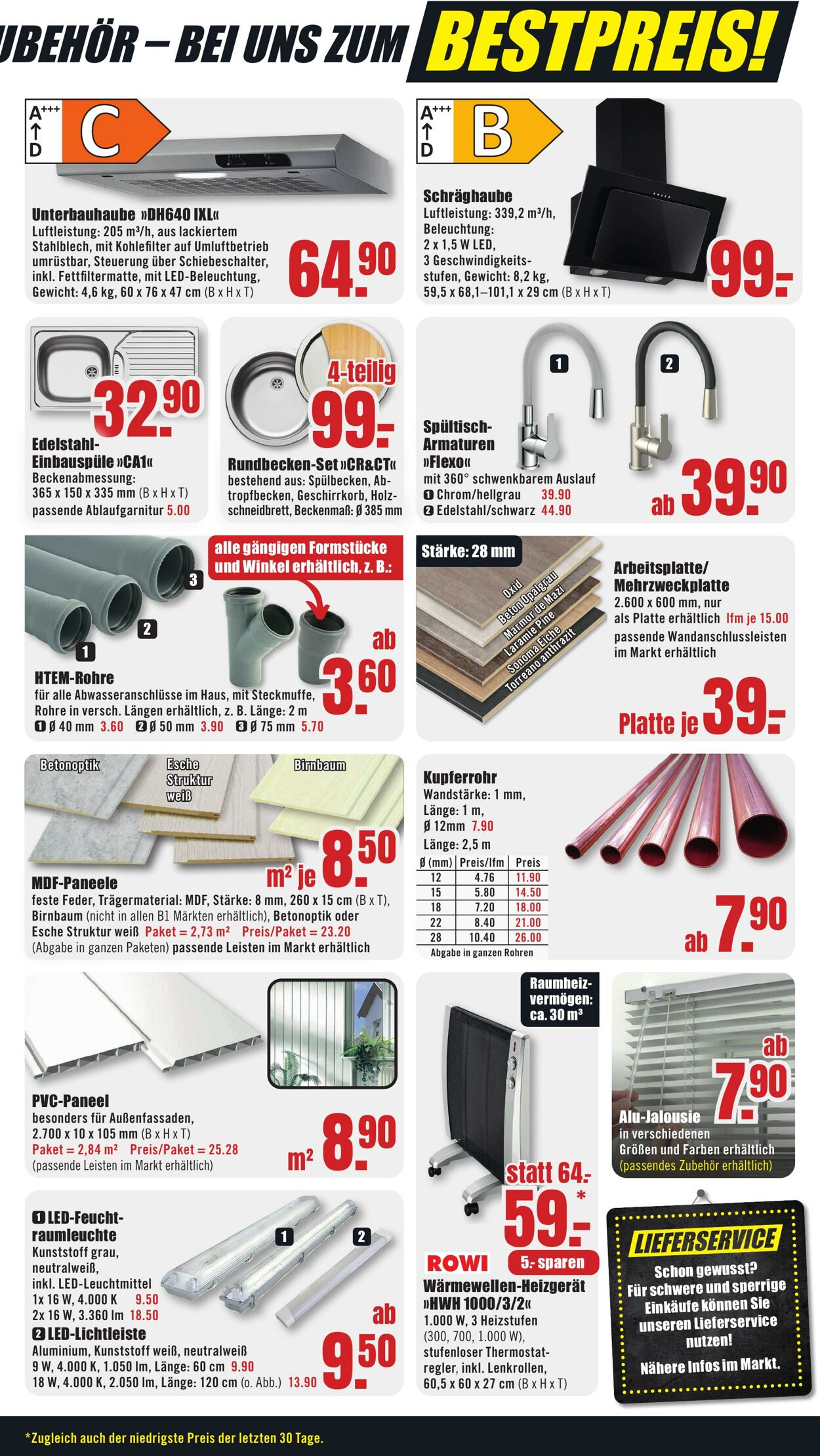 Prospekt B1 Discount Baumarkt 01.11.2025 - 07.11.2025