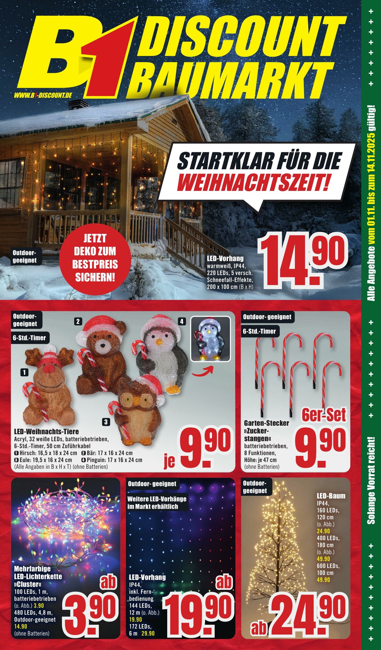 Prospekt B1 Discount Baumarkt 01.11.2025 - 07.11.2025