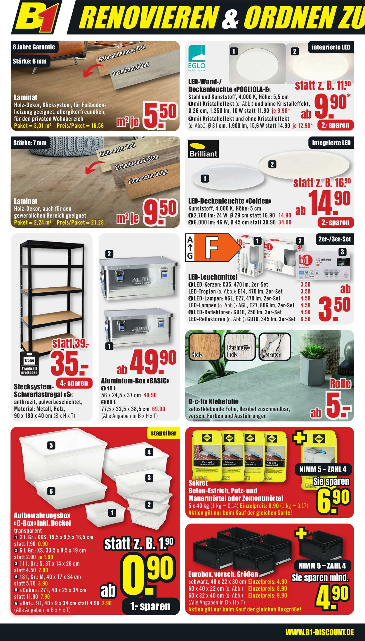 Prospekt B1 Discount Baumarkt 04.10.2025 - 10.10.2025