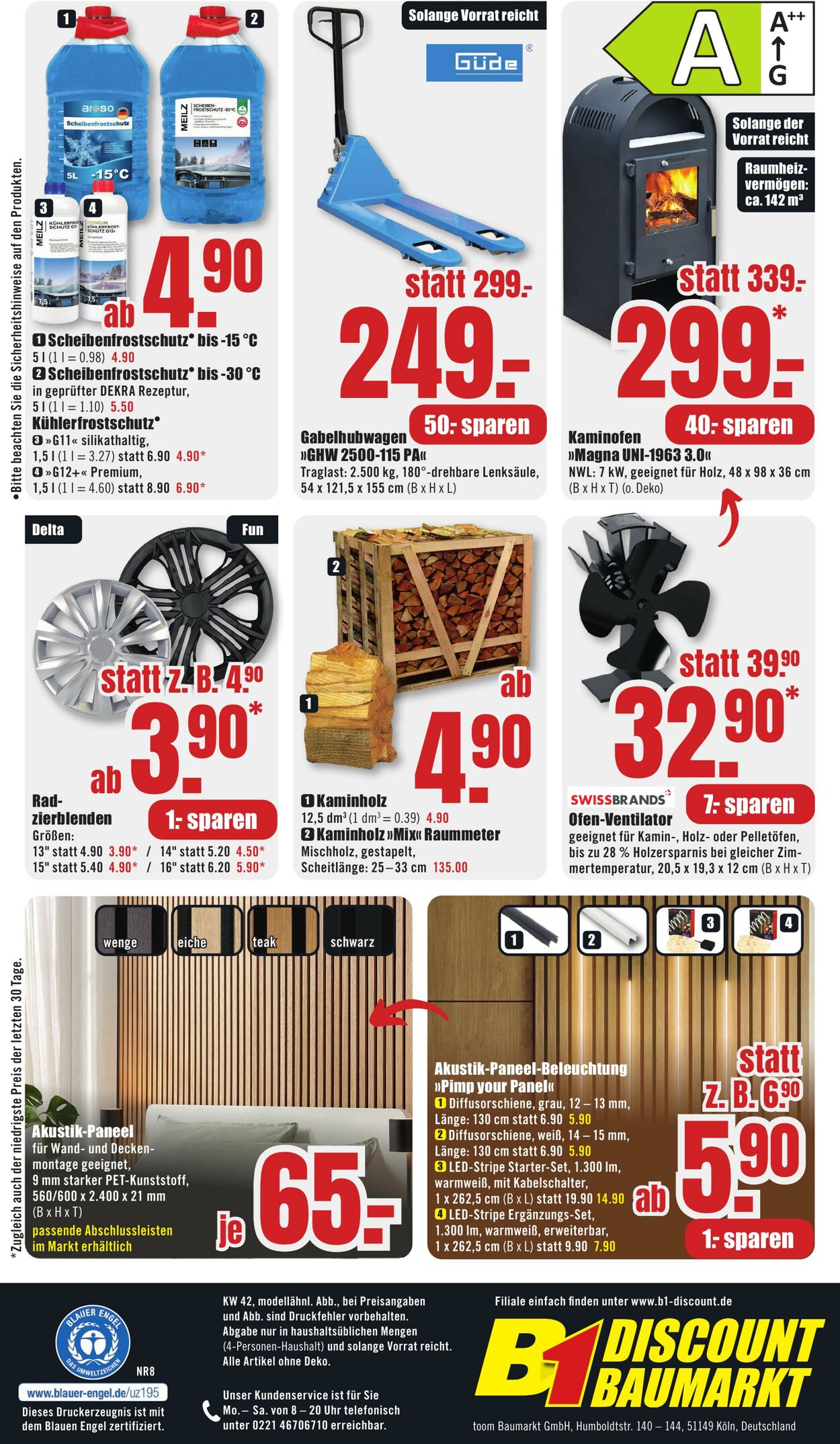Prospekt B1 Discount Baumarkt 04.10.2025 - 10.10.2025