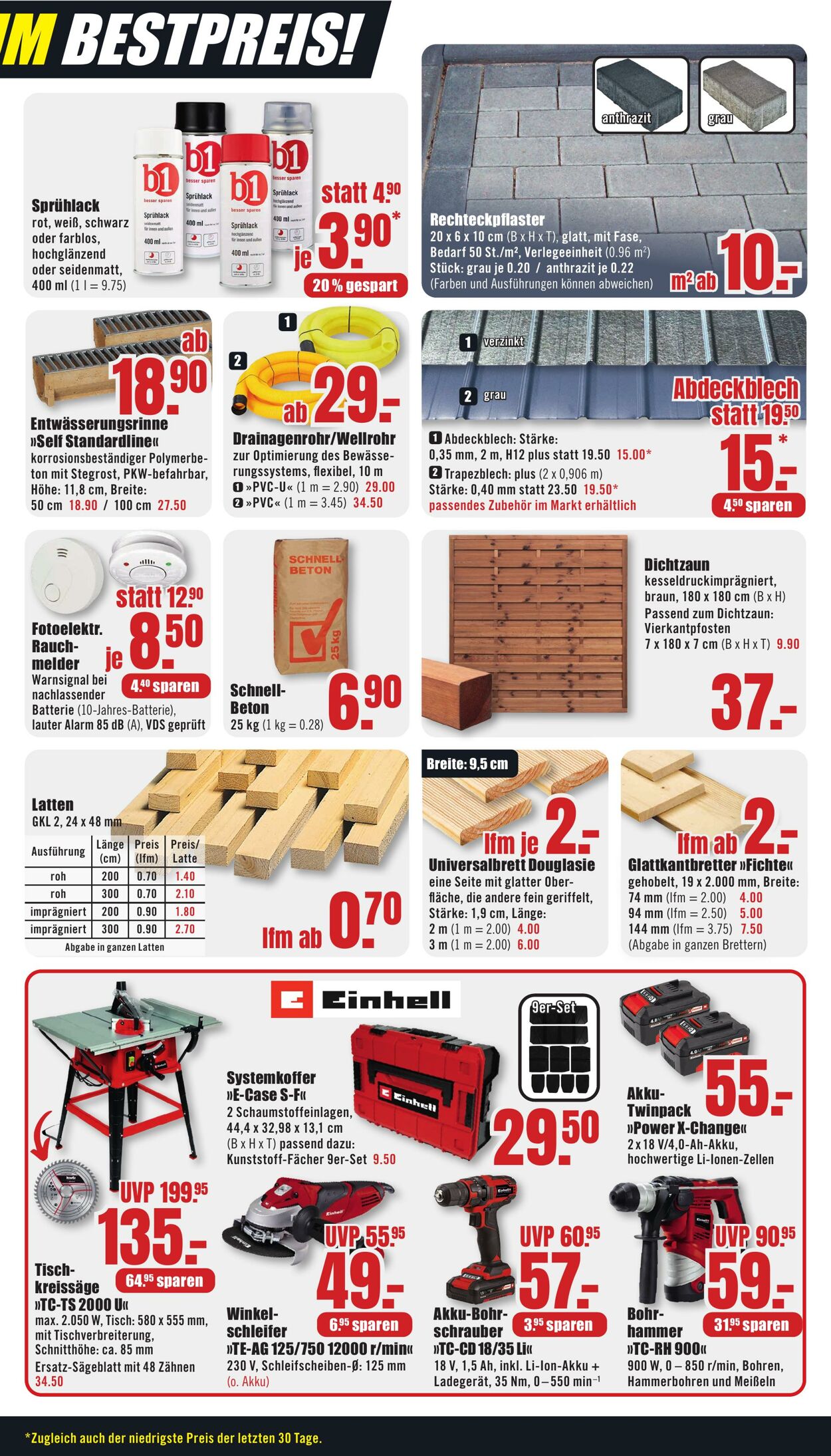 Prospekt B1 Discount Baumarkt 04.10.2025 - 10.10.2025