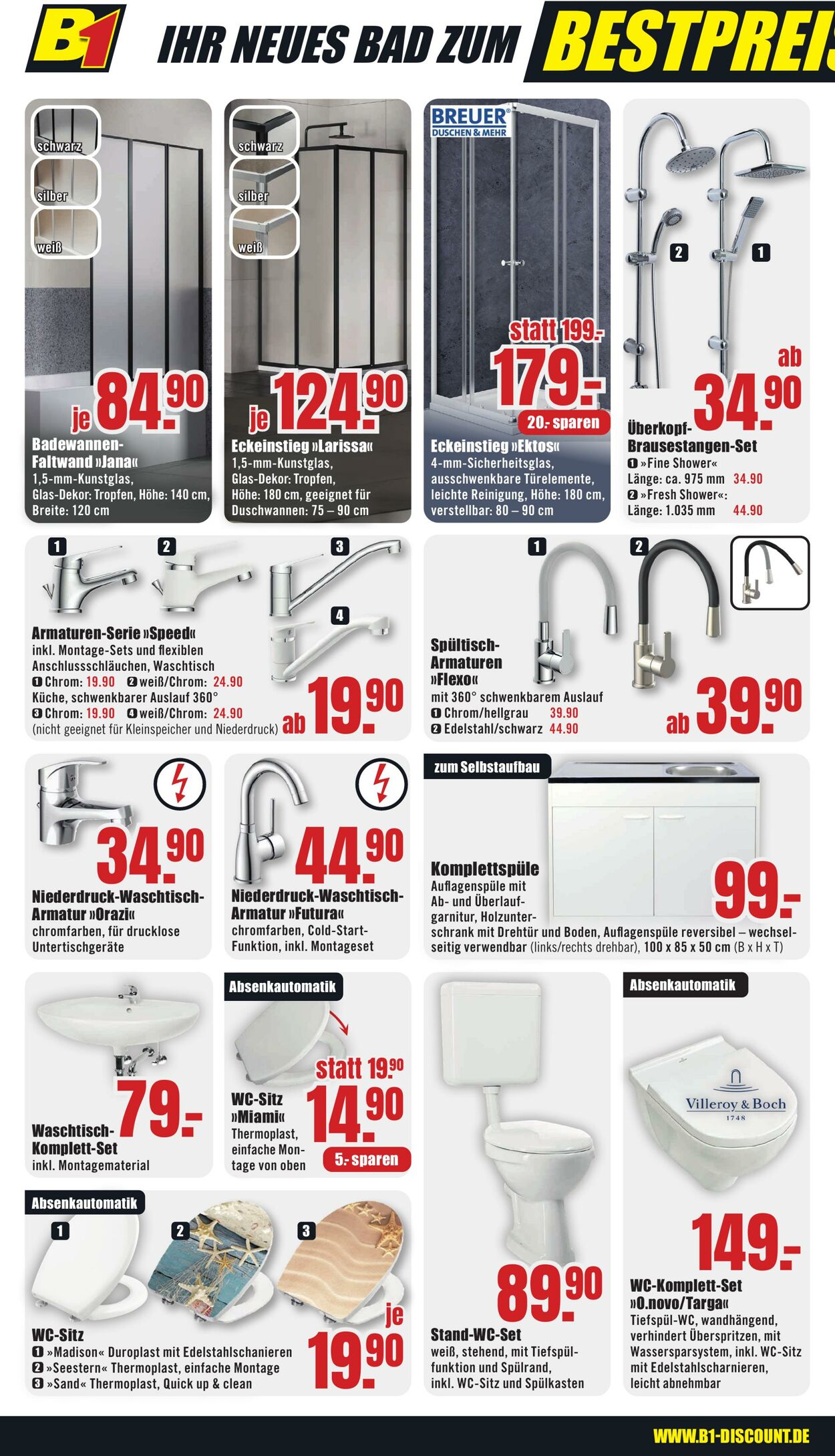 Prospekt B1 Discount Baumarkt 02.08.2025 - 08.08.2025