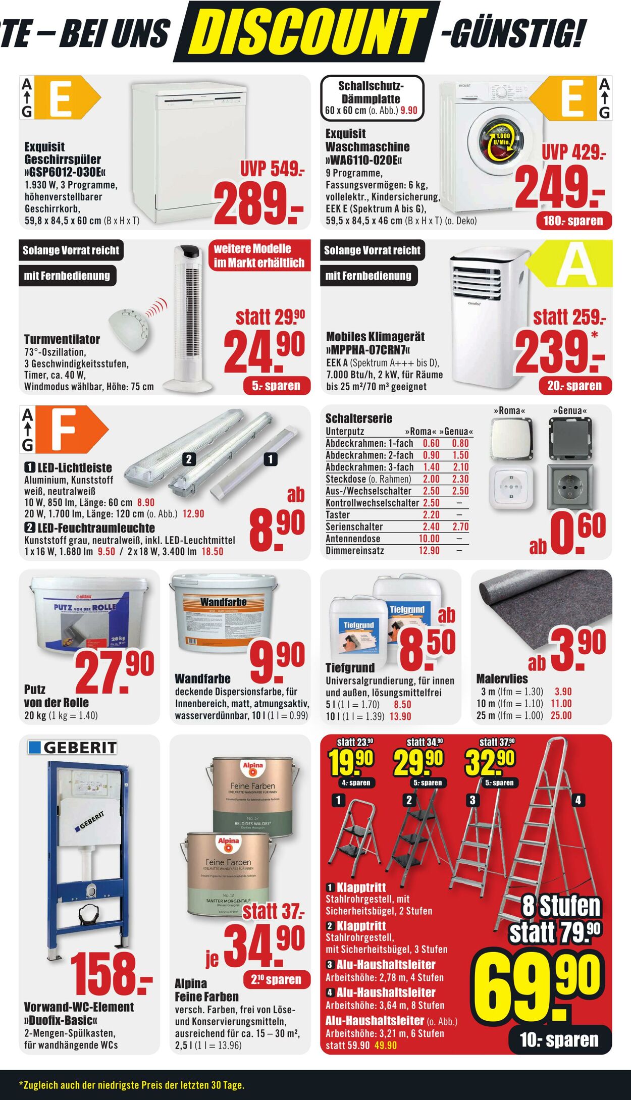 Prospekt B1 Discount Baumarkt 10.08.2024 - 16.08.2024