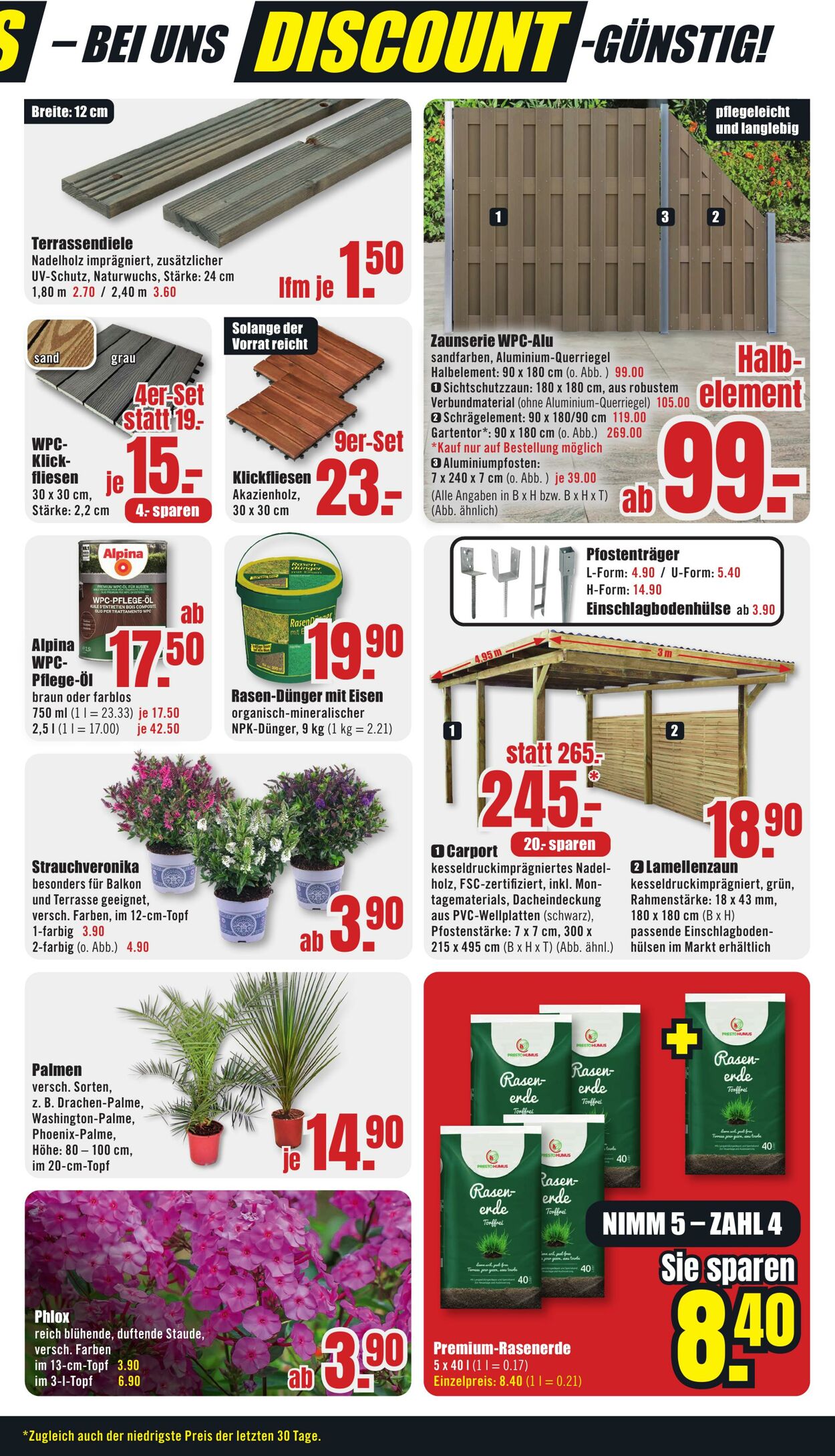Prospekt B1 Discount Baumarkt 12.07.2025 - 18.07.2025
