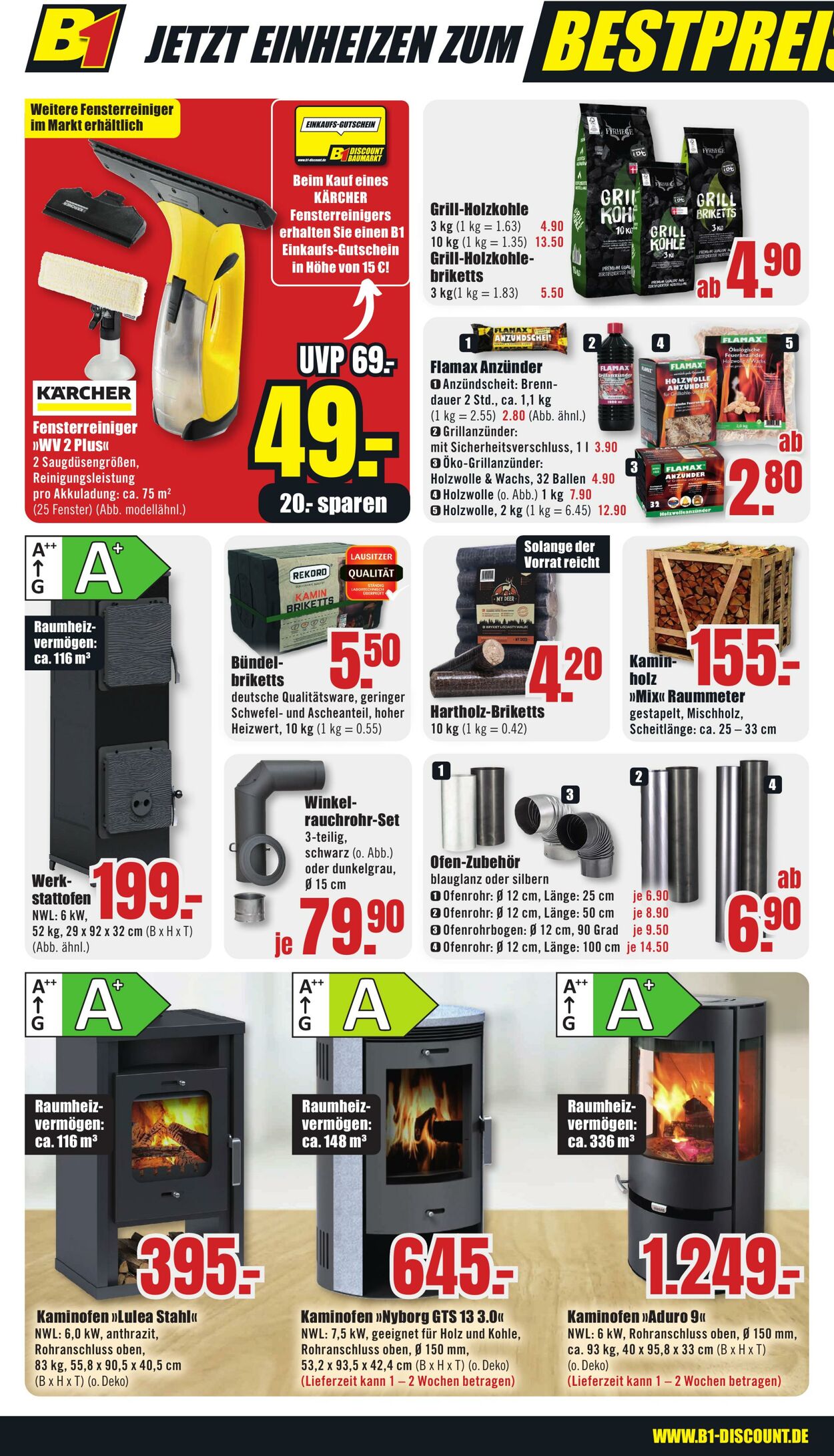 Prospekt B1 Discount Baumarkt 27.09.2025 - 03.10.2025