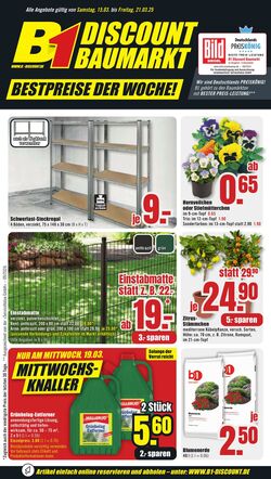 Prospekt B1 Discount Baumarkt 28.12.2024 - 03.01.2025