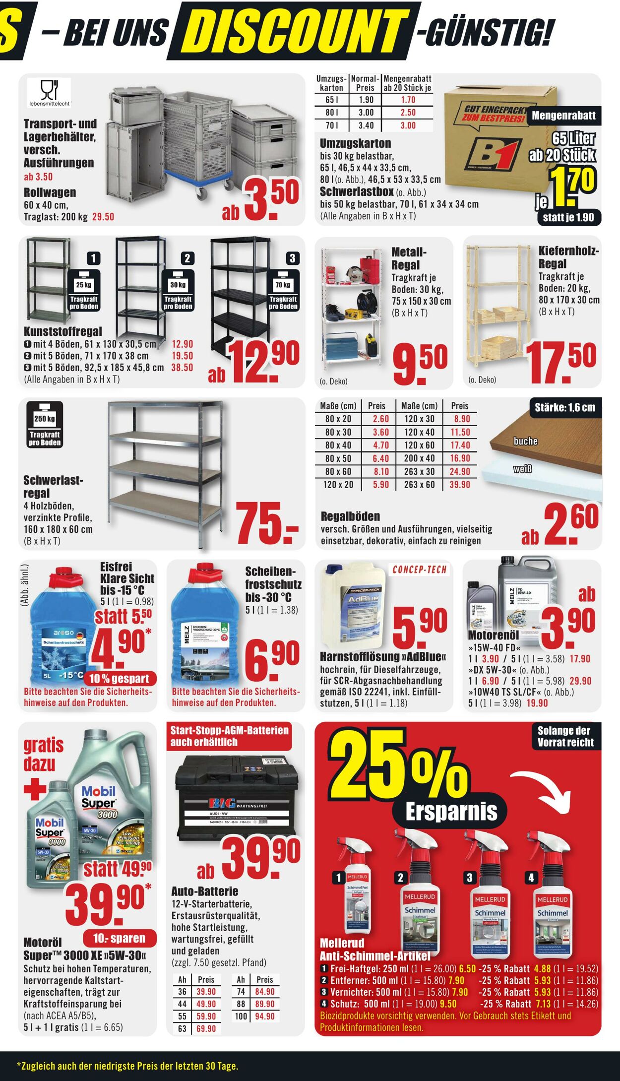 Prospekt B1 Discount Baumarkt 20.09.2025 - 26.09.2025
