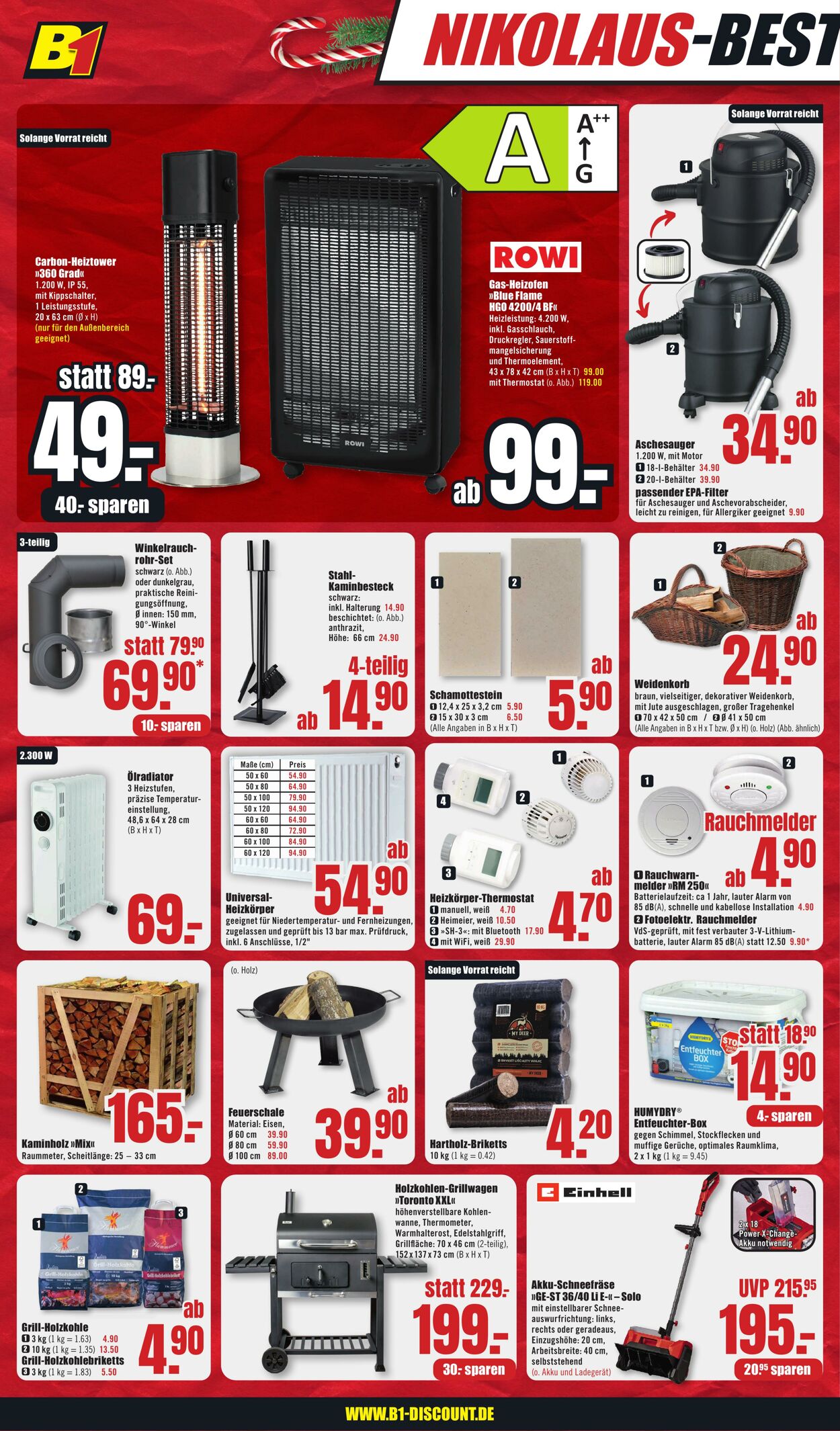 Prospekt B1 Discount Baumarkt 23.11.2024 - 29.11.2024