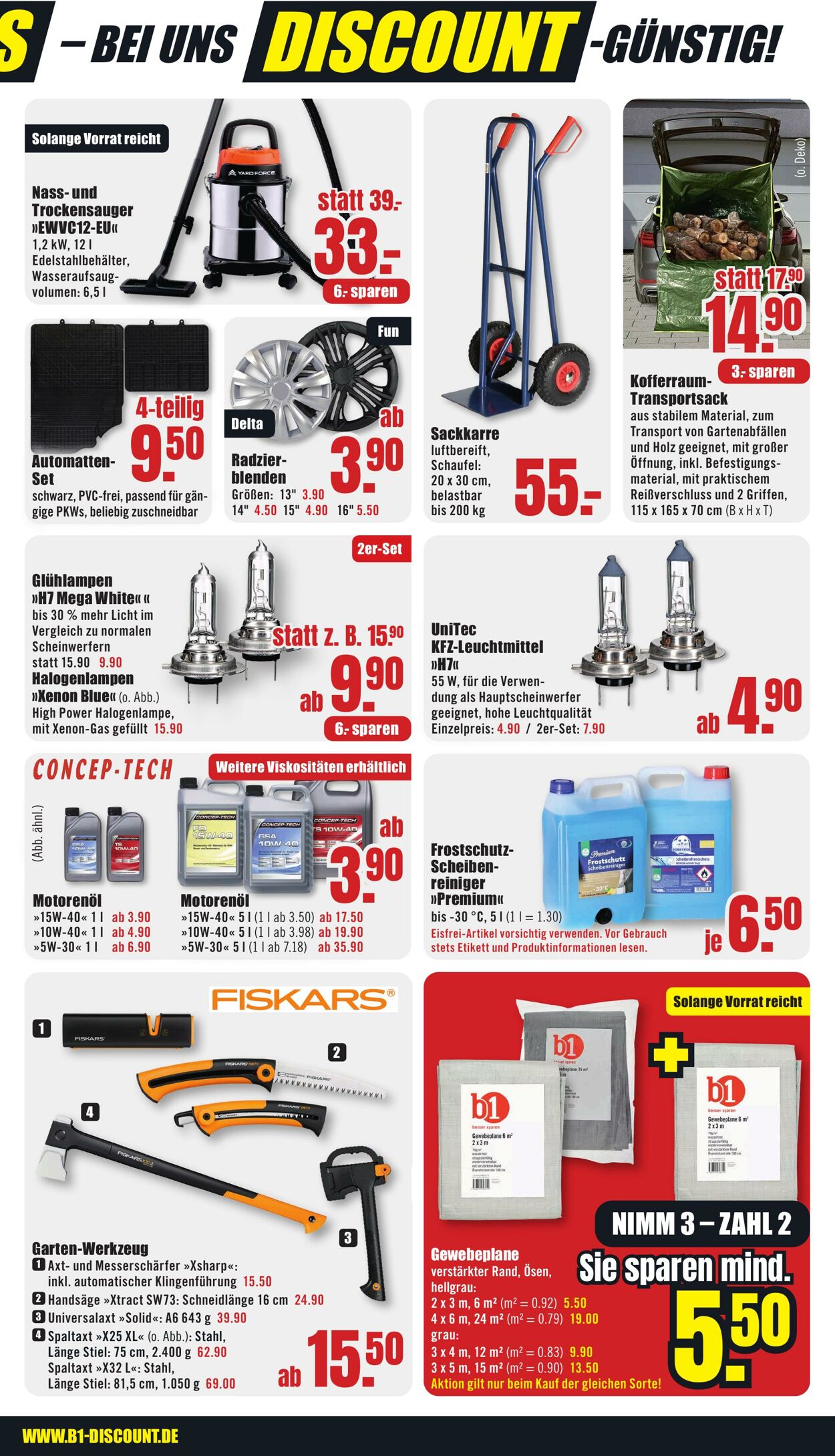 Prospekt B1 Discount Baumarkt 02.11.2024 - 08.11.2024