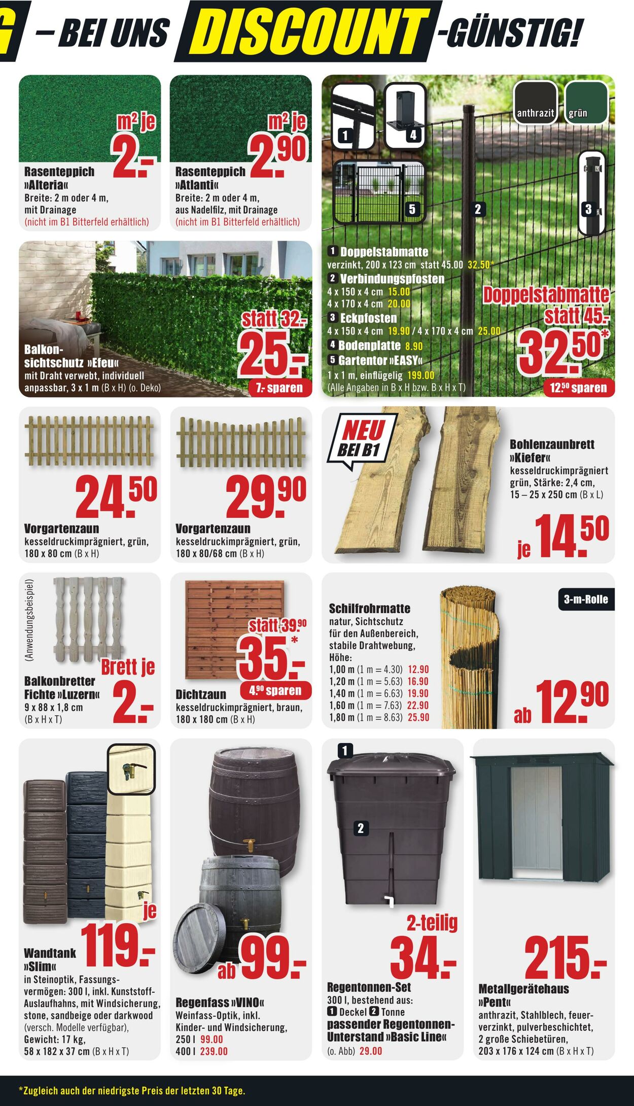 Prospekt B1 Discount Baumarkt 20.07.2024 - 26.07.2024