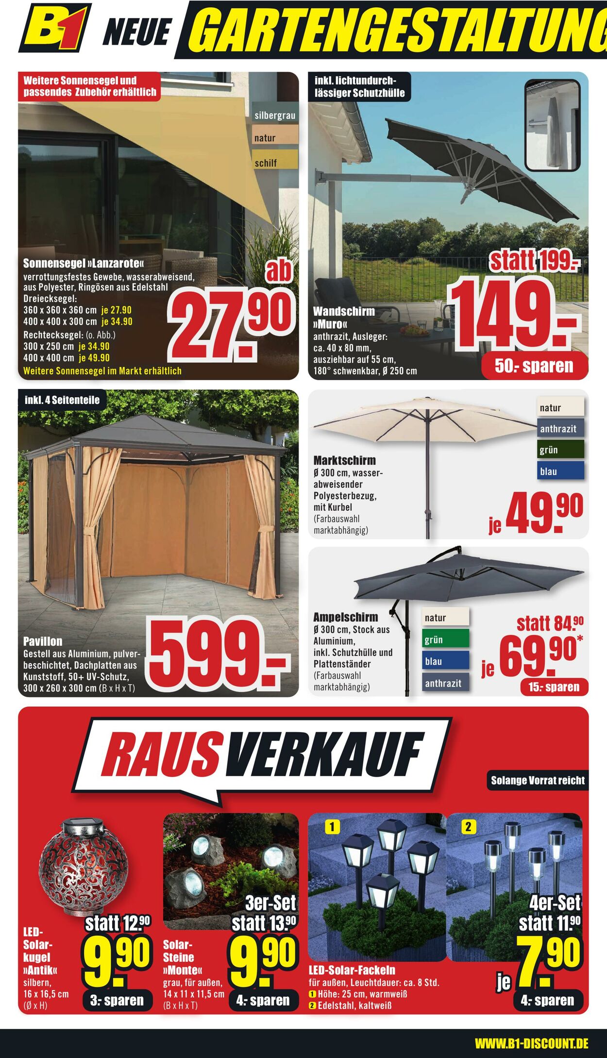 Prospekt B1 Discount Baumarkt 20.07.2024 - 26.07.2024