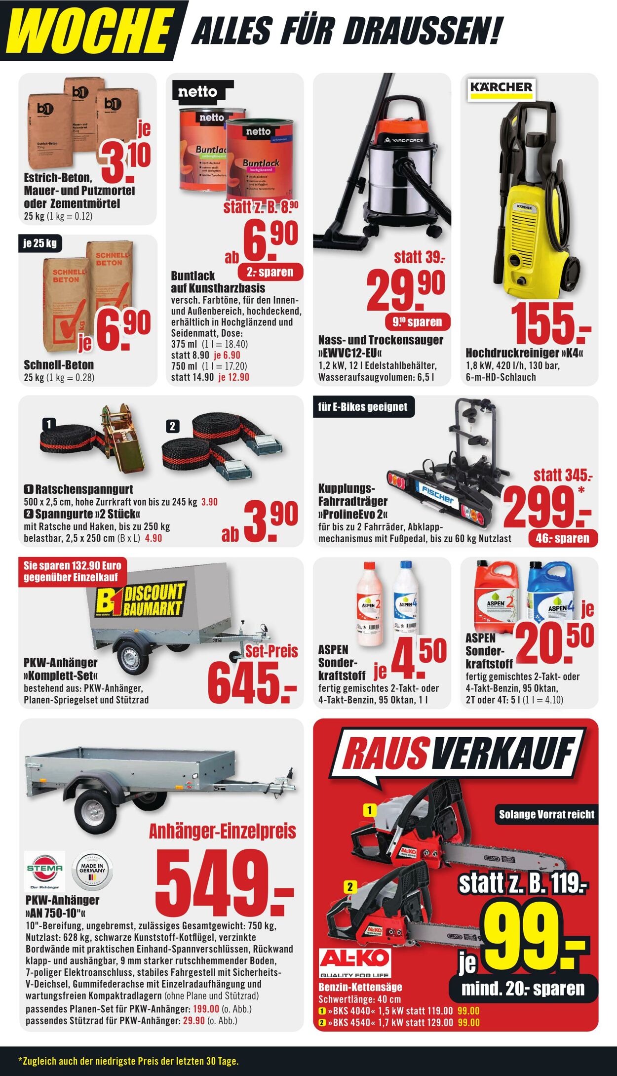 Prospekt B1 Discount Baumarkt 20.07.2024 - 26.07.2024