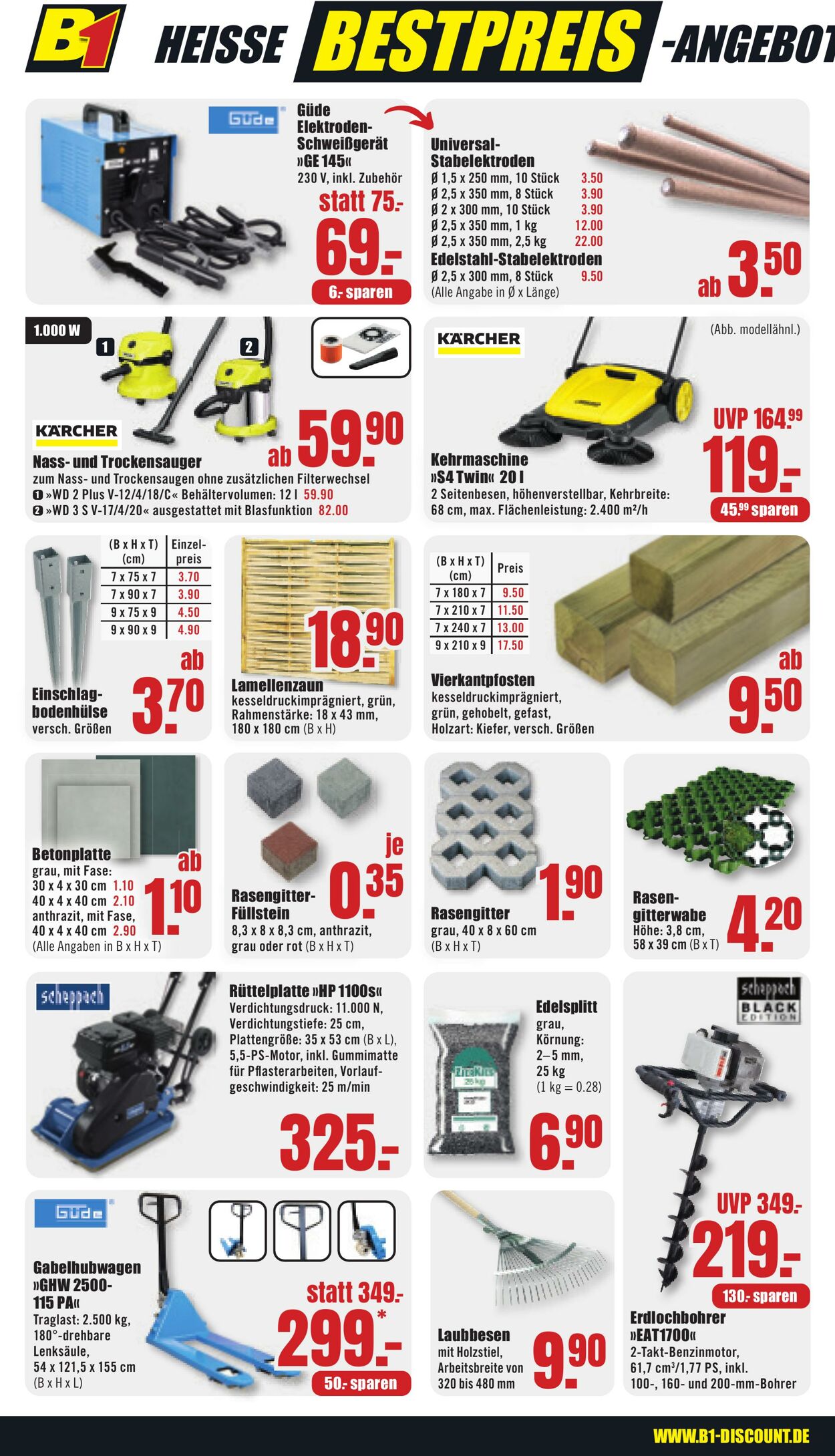 Prospekt B1 Discount Baumarkt 26.10.2024 - 01.11.2024