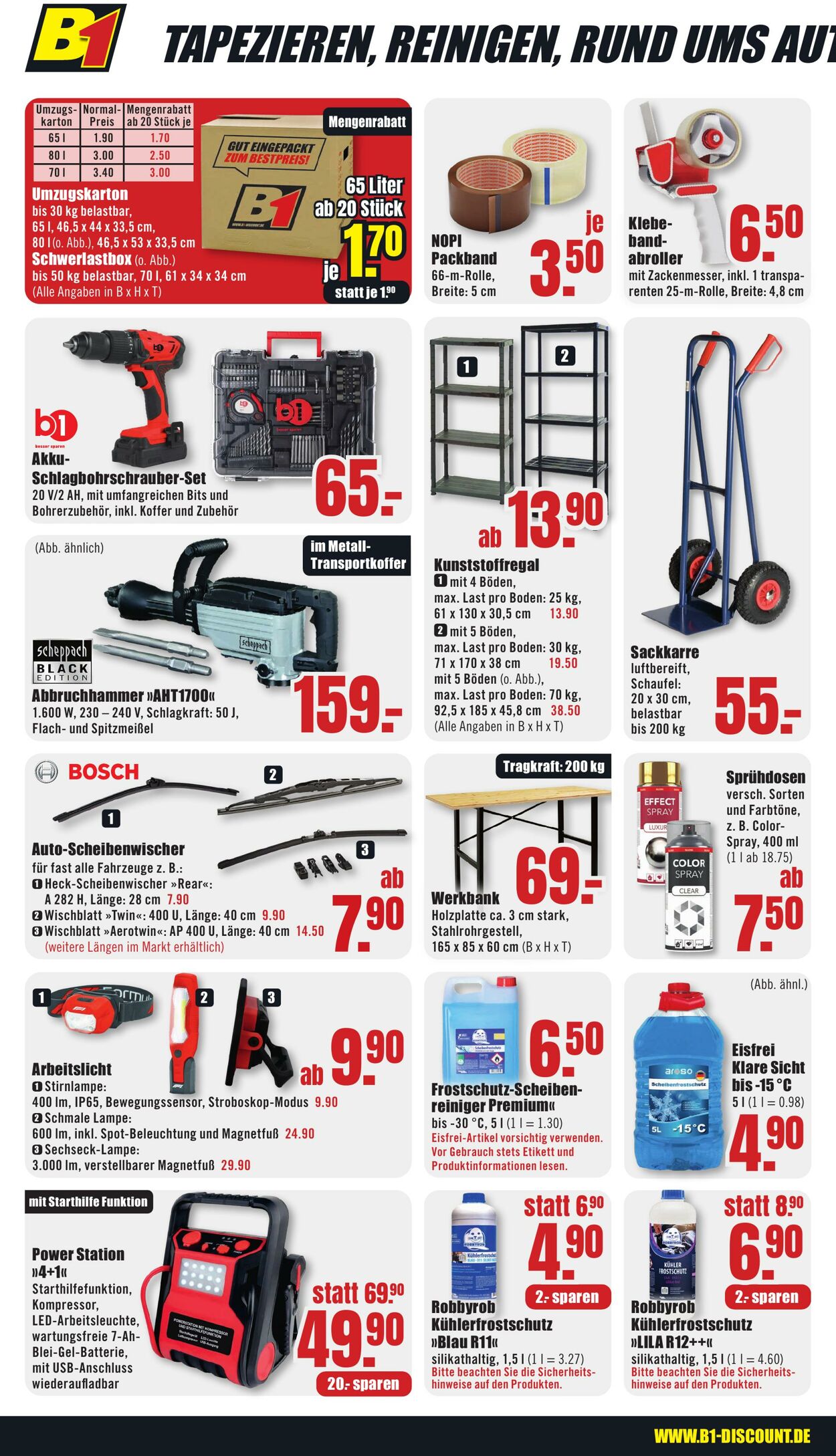 Prospekt B1 Discount Baumarkt 12.10.2024 - 18.10.2024