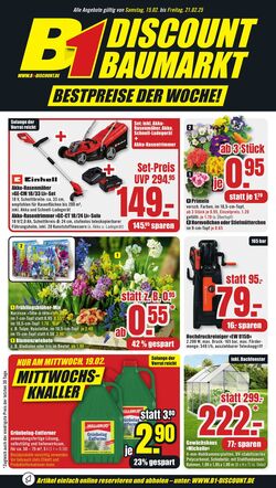 Prospekt B1 Discount Baumarkt 07.12.2024 - 13.12.2024