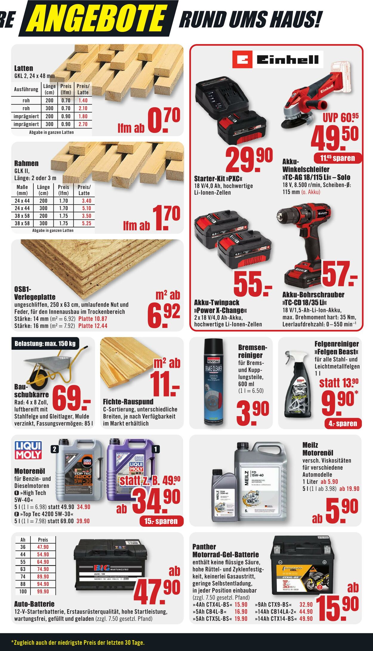 Prospekt B1 Discount Baumarkt 31.05.2025 - 06.06.2025