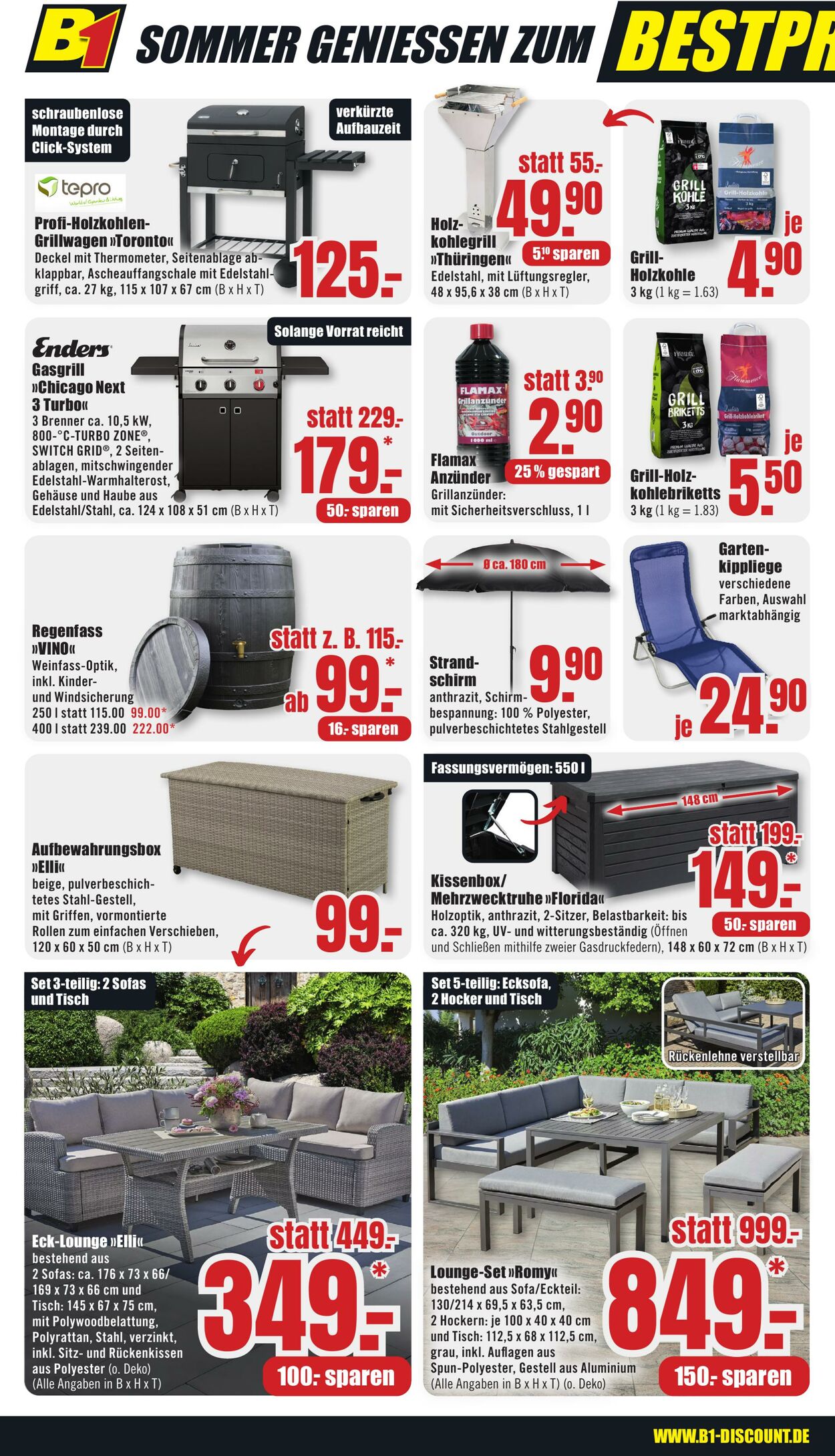 Prospekt B1 Discount Baumarkt 12.07.2025 - 18.07.2025
