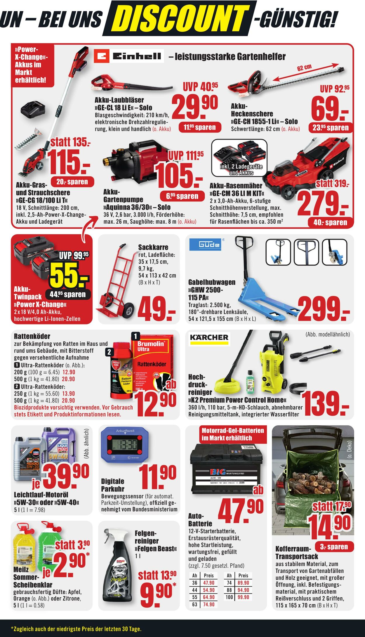 Prospekt B1 Discount Baumarkt 12.07.2025 - 18.07.2025