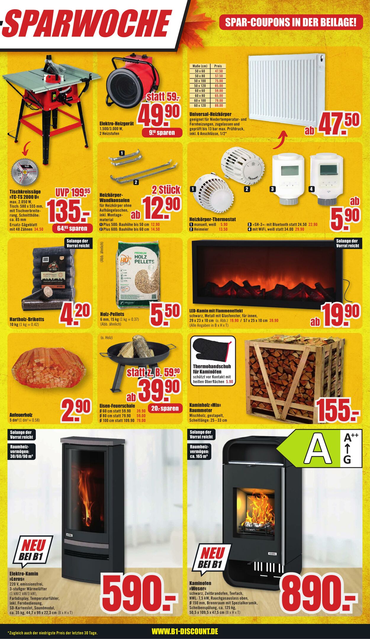 Prospekt B1 Discount Baumarkt 18.10.2025 - 24.10.2025