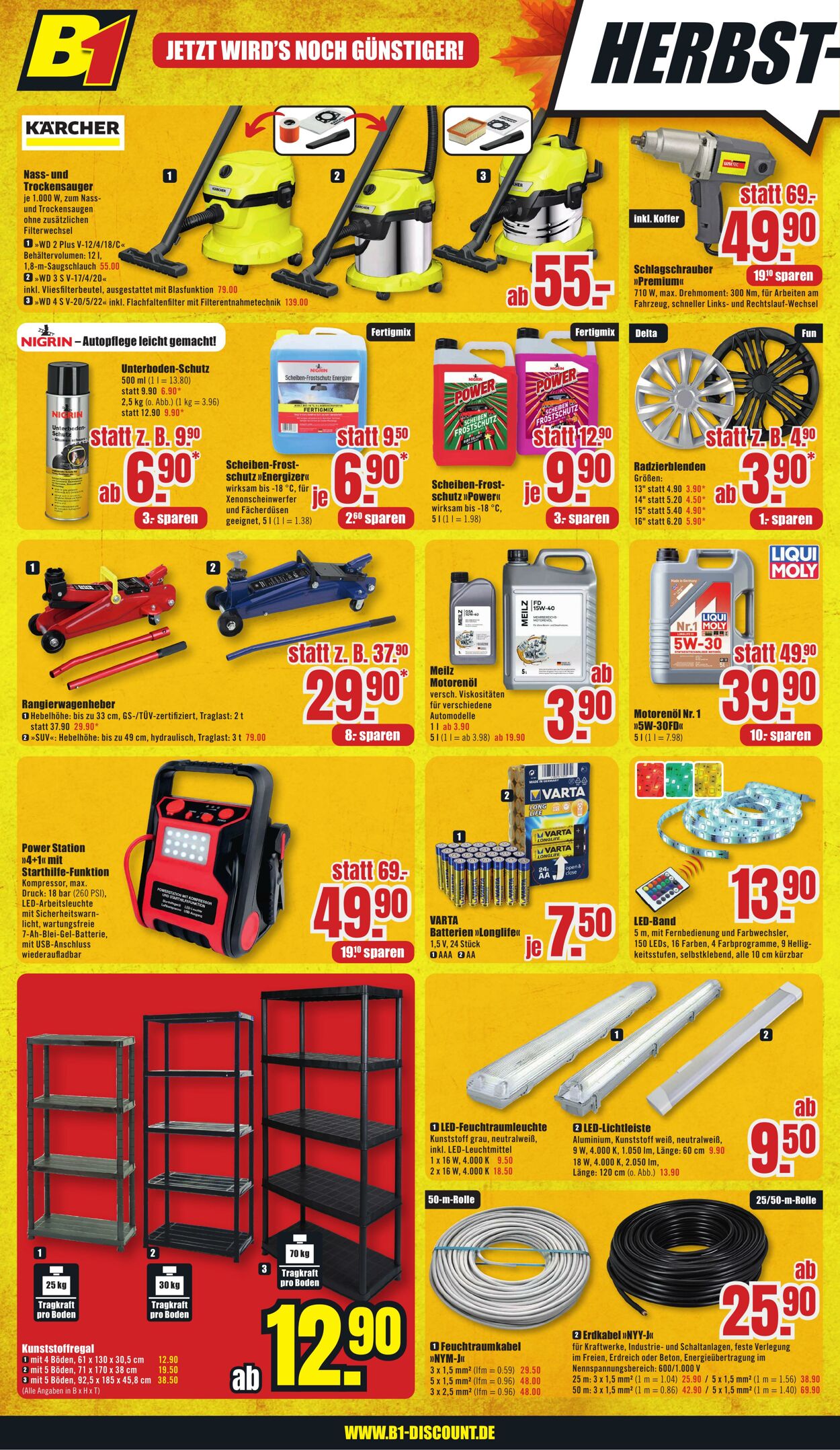 Prospekt B1 Discount Baumarkt 18.10.2025 - 24.10.2025