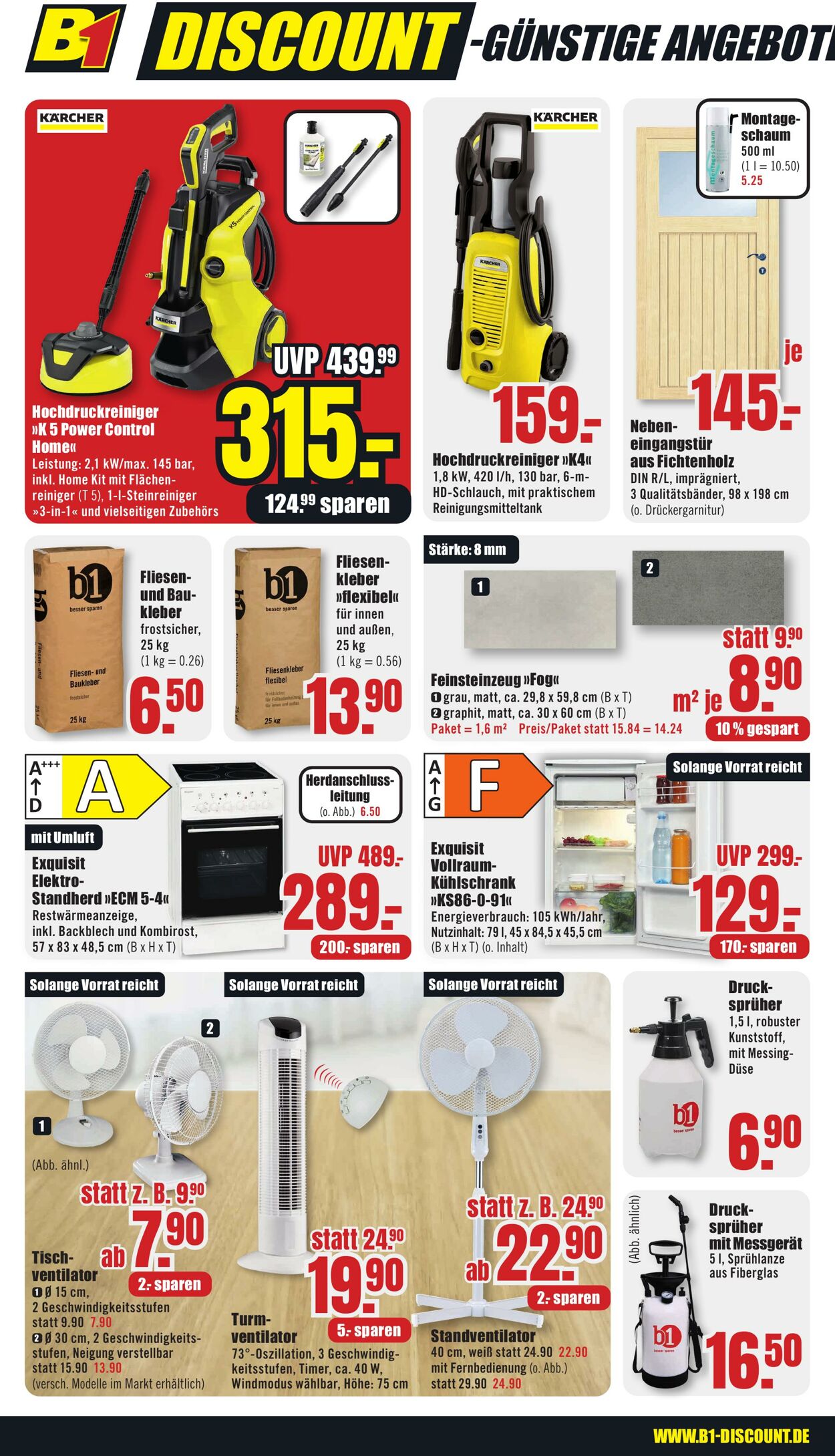 Prospekt B1 Discount Baumarkt 14.06.2025 - 20.06.2025