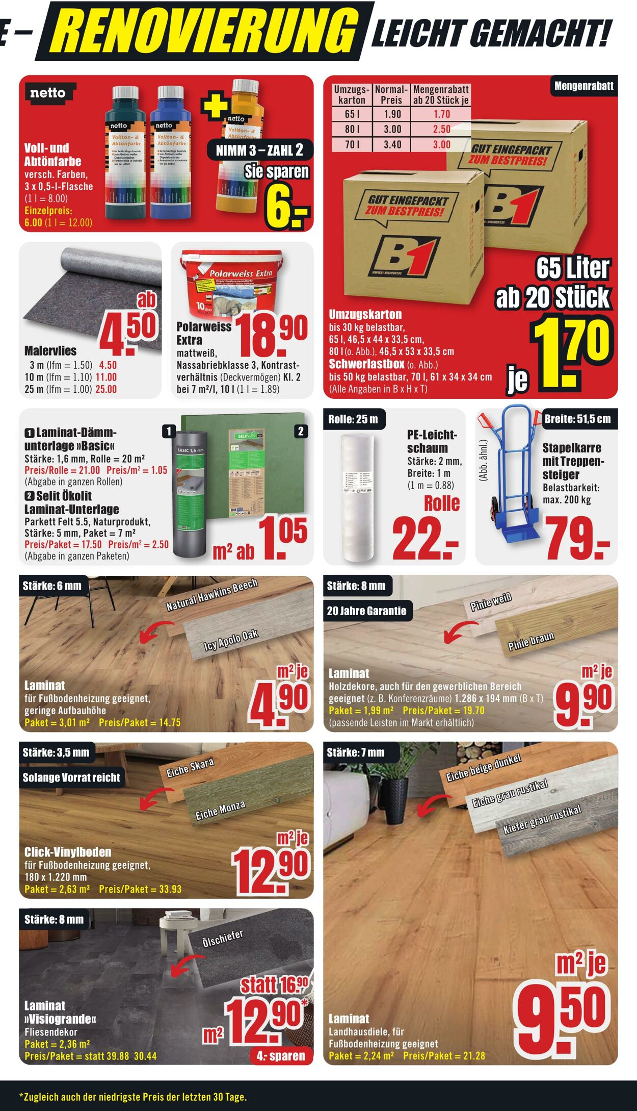 Prospekt B1 Discount Baumarkt 14.06.2025 - 20.06.2025