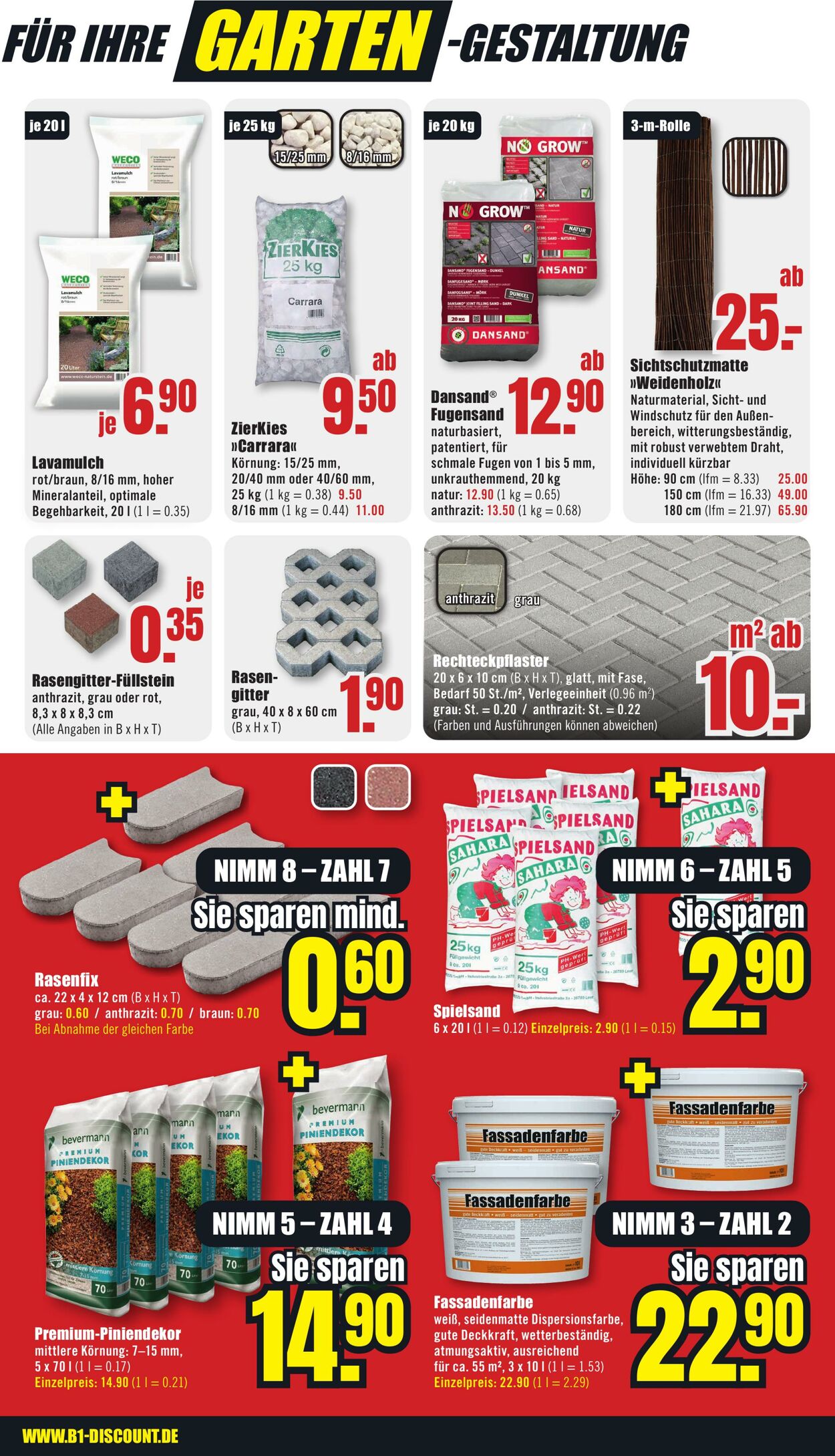 Prospekt B1 Discount Baumarkt 29.06.2024 - 05.07.2024