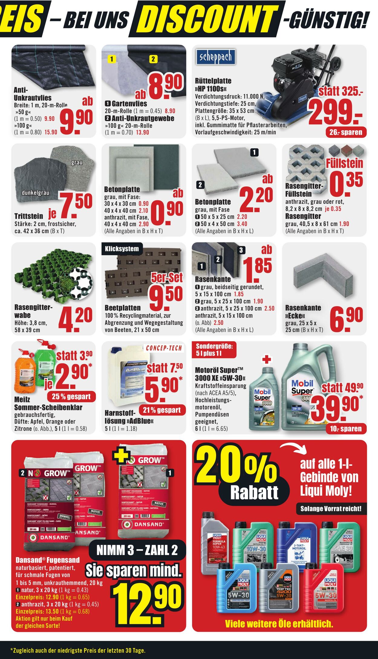 Prospekt B1 Discount Baumarkt 07.06.2025 - 13.06.2025