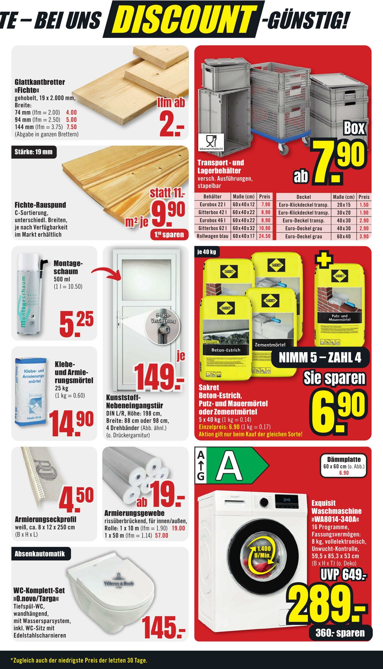 Prospekt B1 Discount Baumarkt 07.06.2025 - 13.06.2025