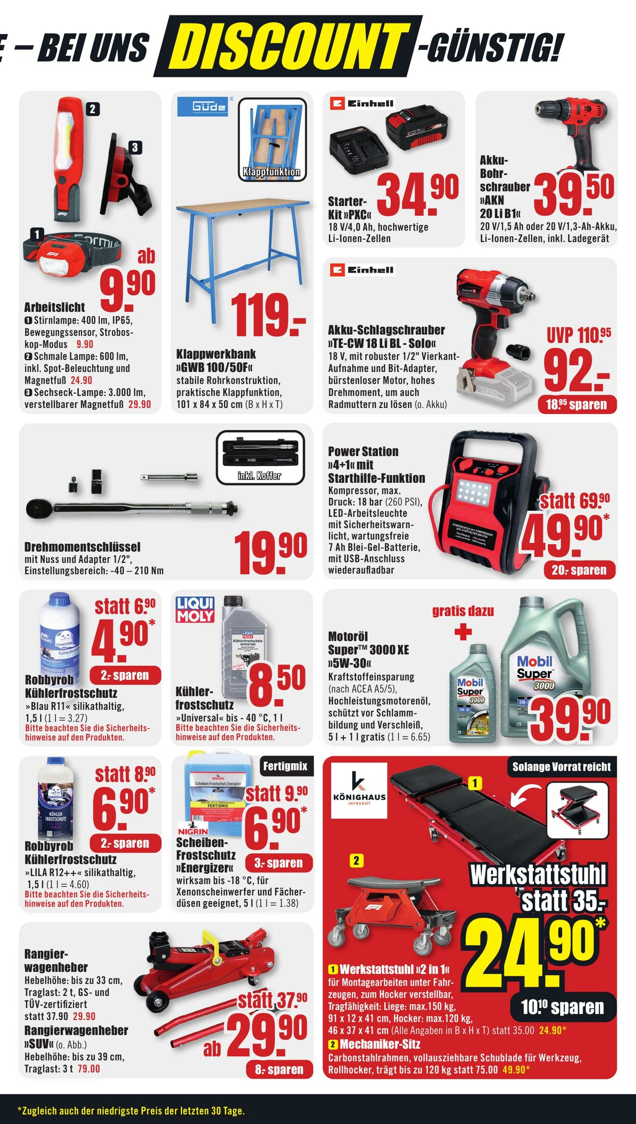 Prospekt B1 Discount Baumarkt 18.11.2024 - 22.11.2024