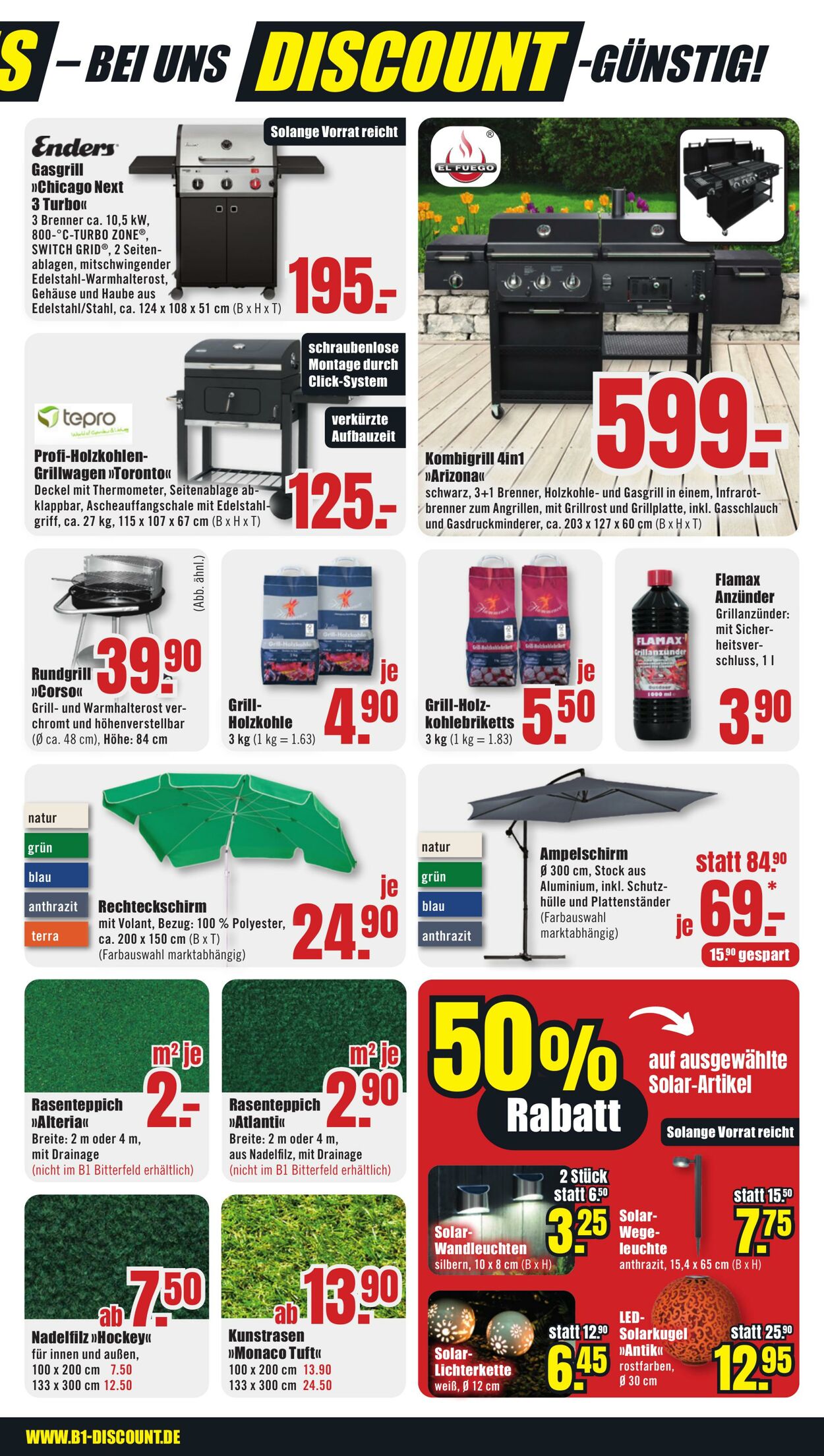 Prospekt B1 Discount Baumarkt 13.07.2024 - 19.07.2024