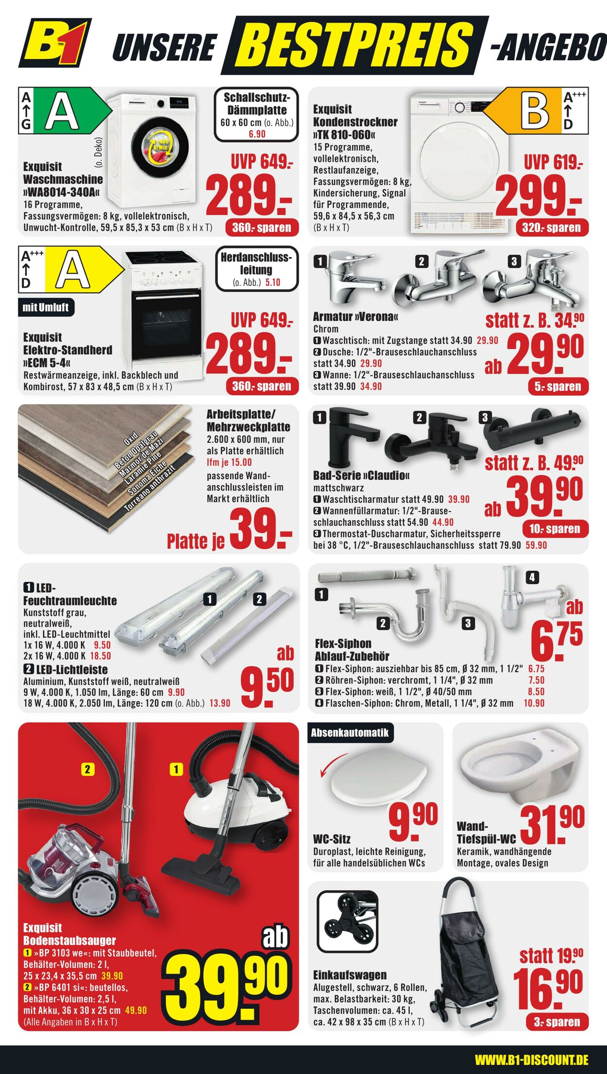 Prospekt B1 Discount Baumarkt 14.12.2024 - 20.12.2024