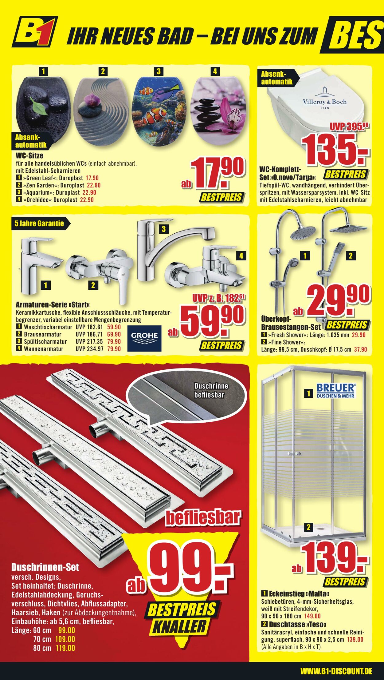 Prospekt B1 Discount Baumarkt 31.12.2022 - 06.01.2023