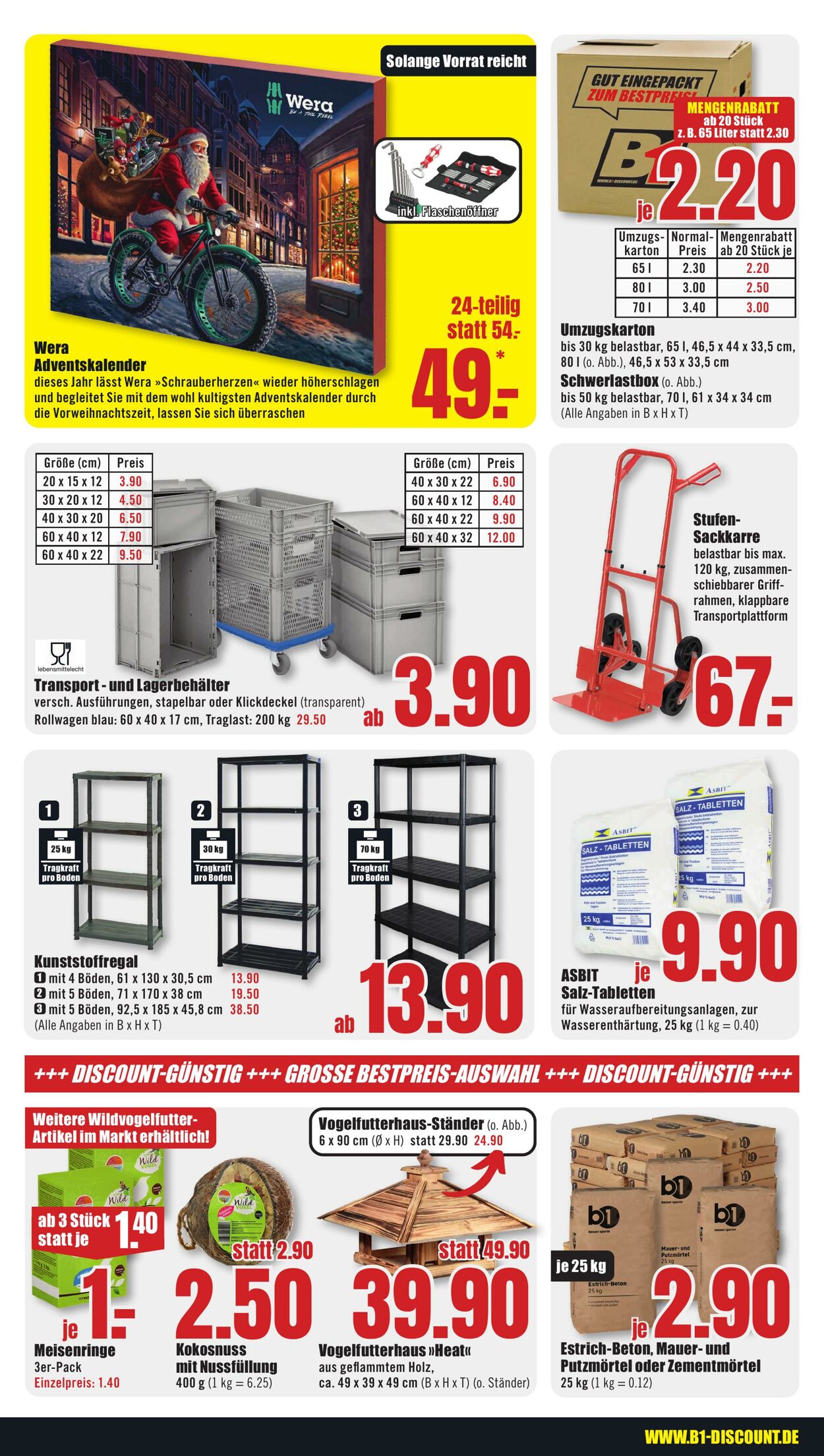 Prospekt B1 Discount Baumarkt 20.11.2023 - 24.11.2023