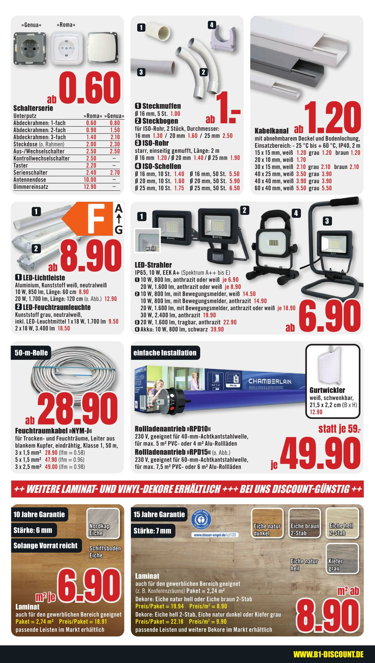 Prospekt B1 Discount Baumarkt 20.11.2023 - 24.11.2023