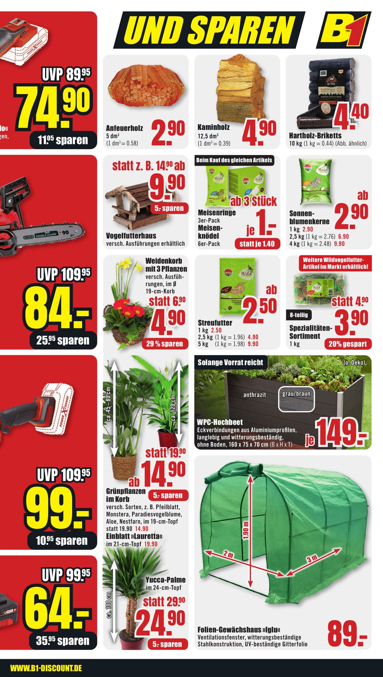 Prospekt B1 Discount Baumarkt 20.01.2024 - 26.01.2024