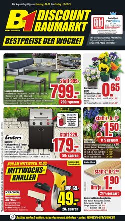 Prospekt B1 Discount Baumarkt 07.12.2024 - 13.12.2024