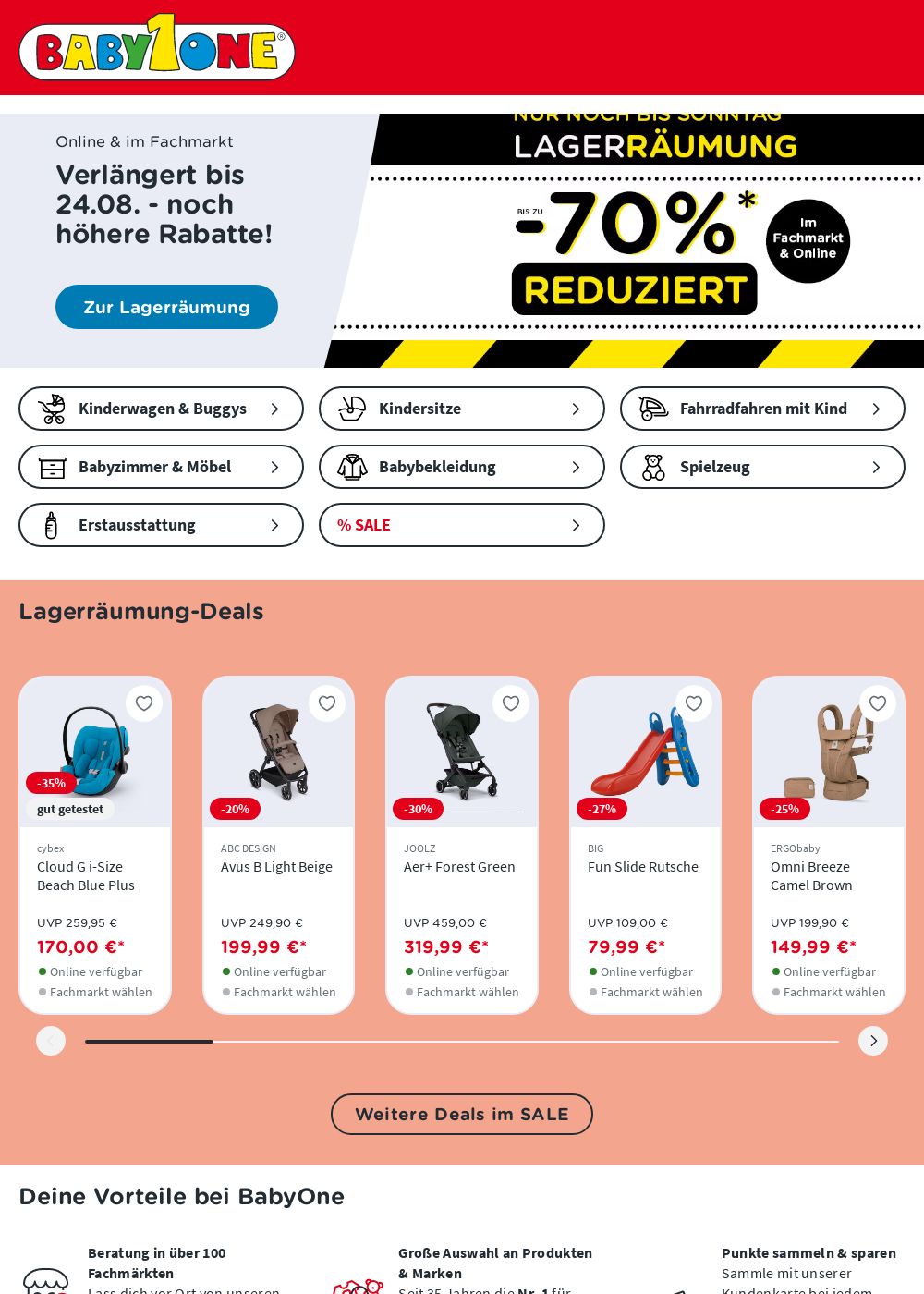 Prospekt Babyone 18.08.2025 - 24.08.2025
