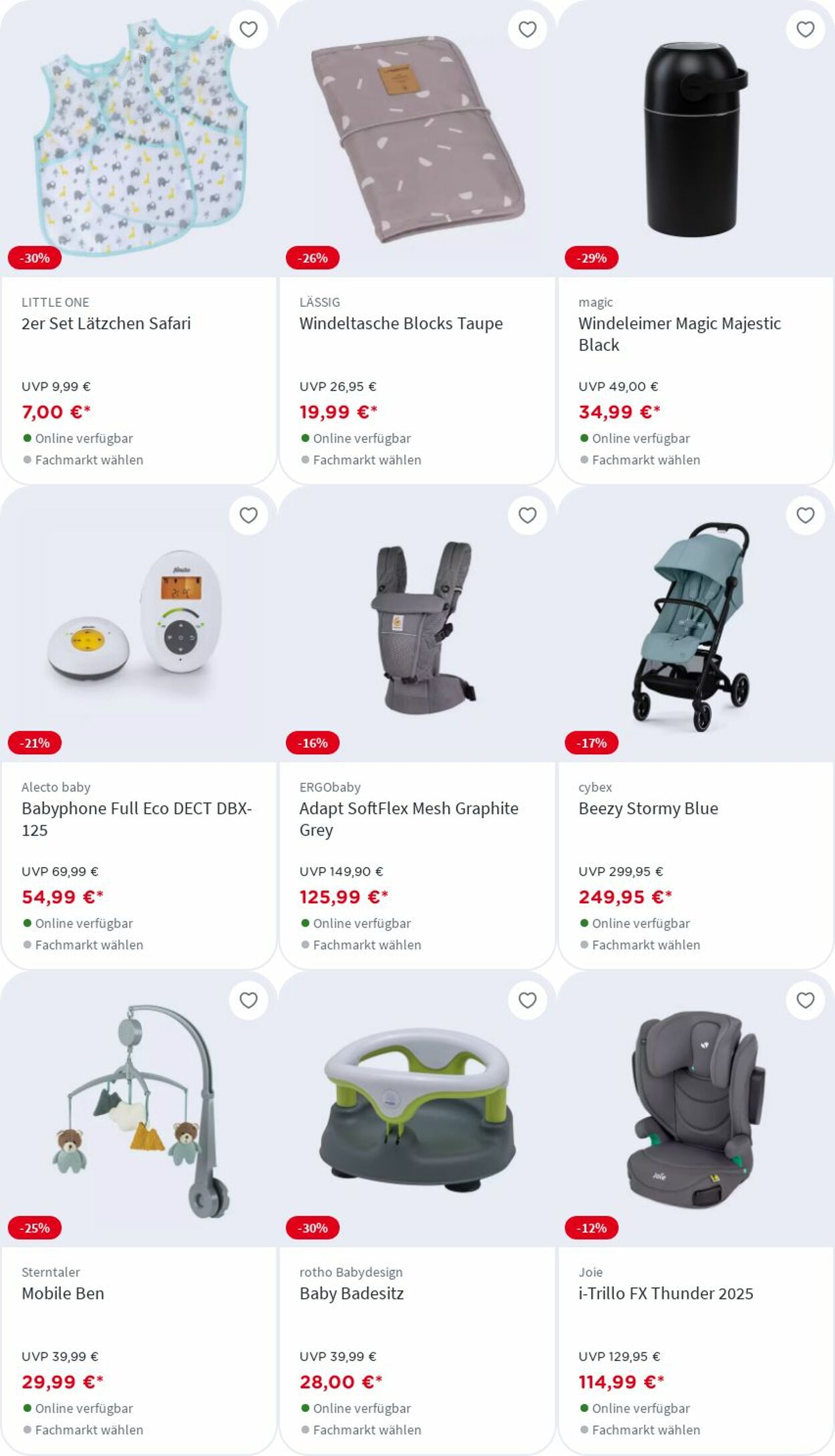 Prospekt Babyone 11.08.2025 - 17.08.2025