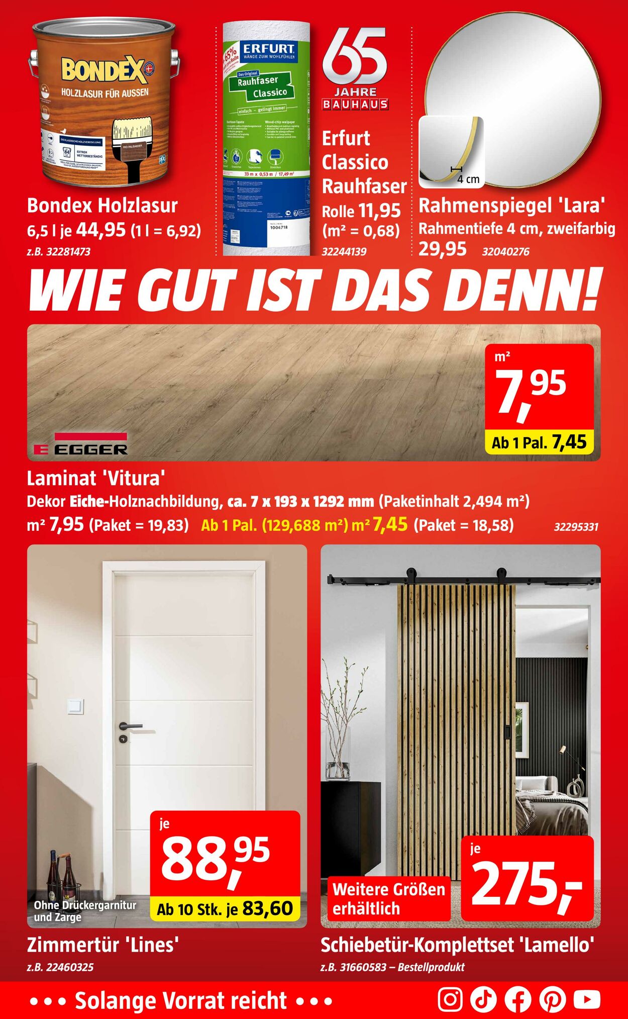 Prospekt Bauhaus 30.06.2025 - 06.07.2025