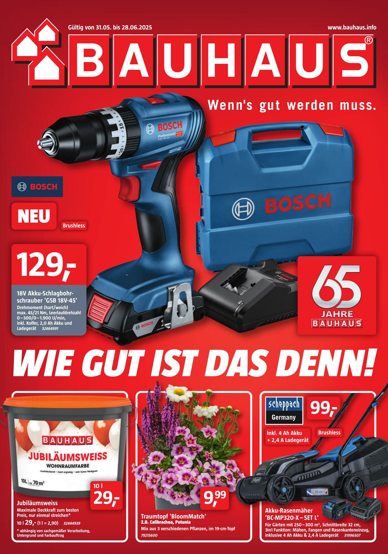 Prospekt Bauhaus 02.06.2025 - 16.06.2025
