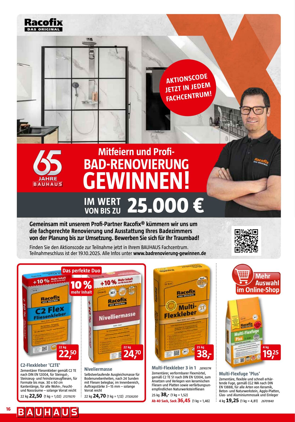 Prospekt Bauhaus 01.09.2025 - 15.09.2025