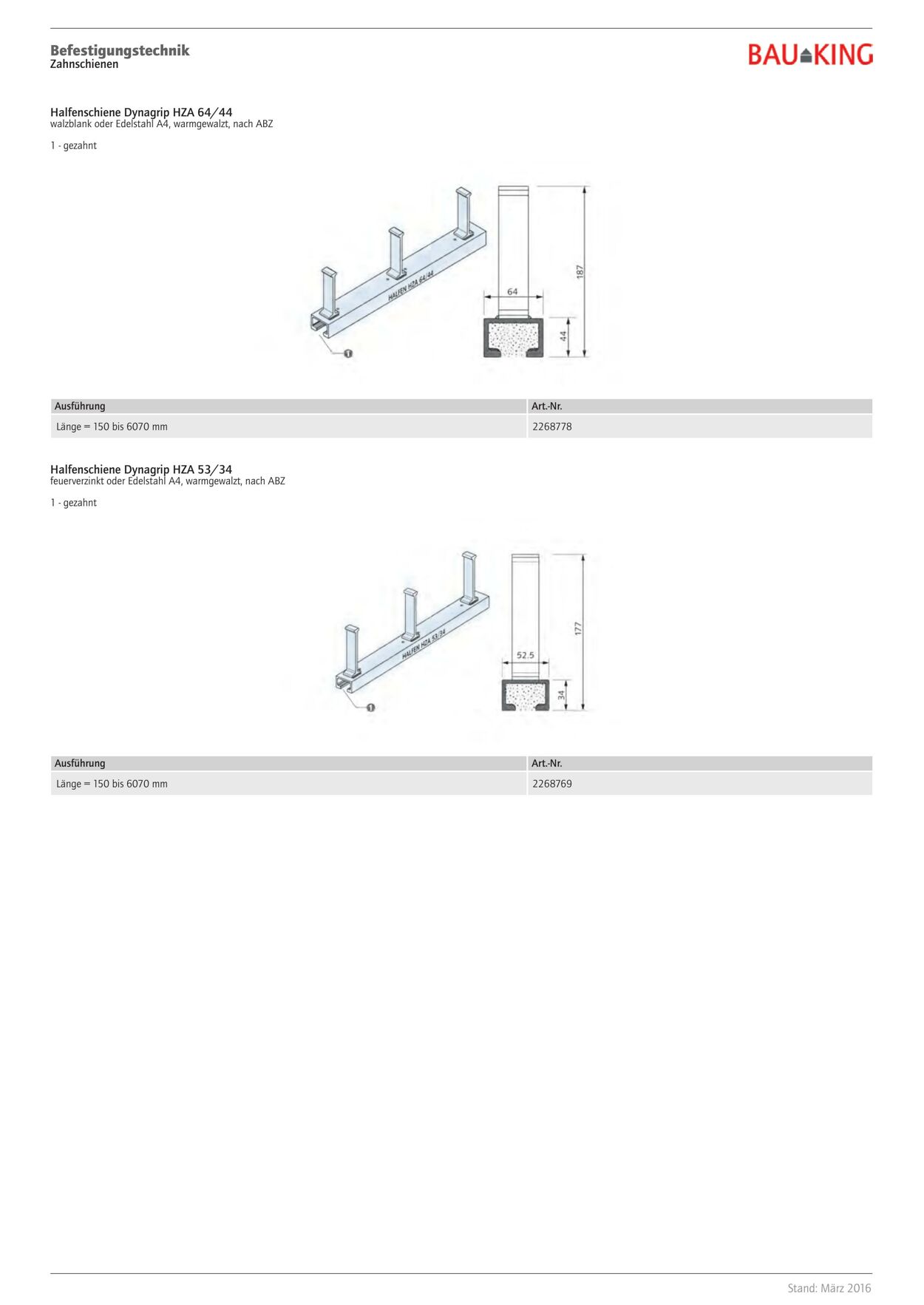 Prospekt Bauking 17.04.2023 - 31.12.2023