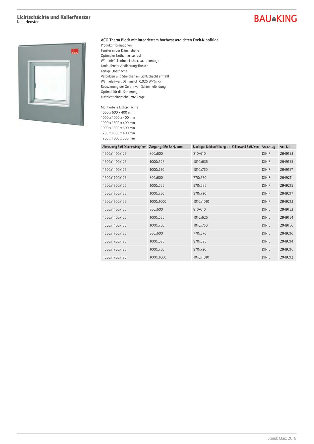 Prospekt Bauking 17.04.2023 - 31.12.2023