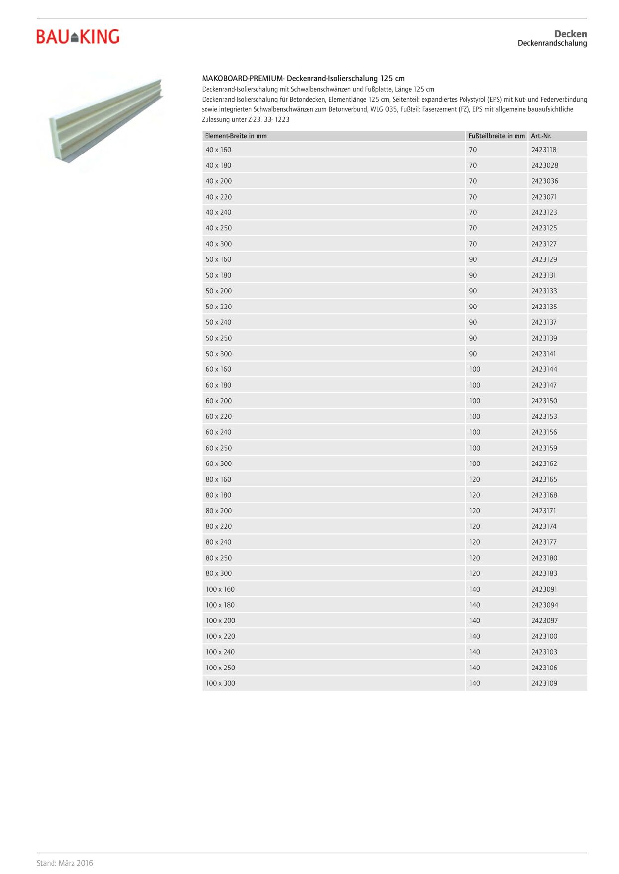 Prospekt Bauking 17.04.2023 - 31.12.2023